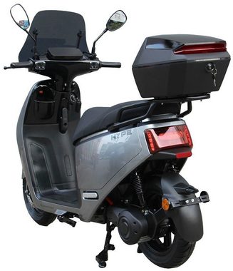 GreenStreet E-Motorroller HYPE 3000 W 85 km/h inkl. Windschild + Topcase, 85 km/h, inkl. Windschild und Topcase