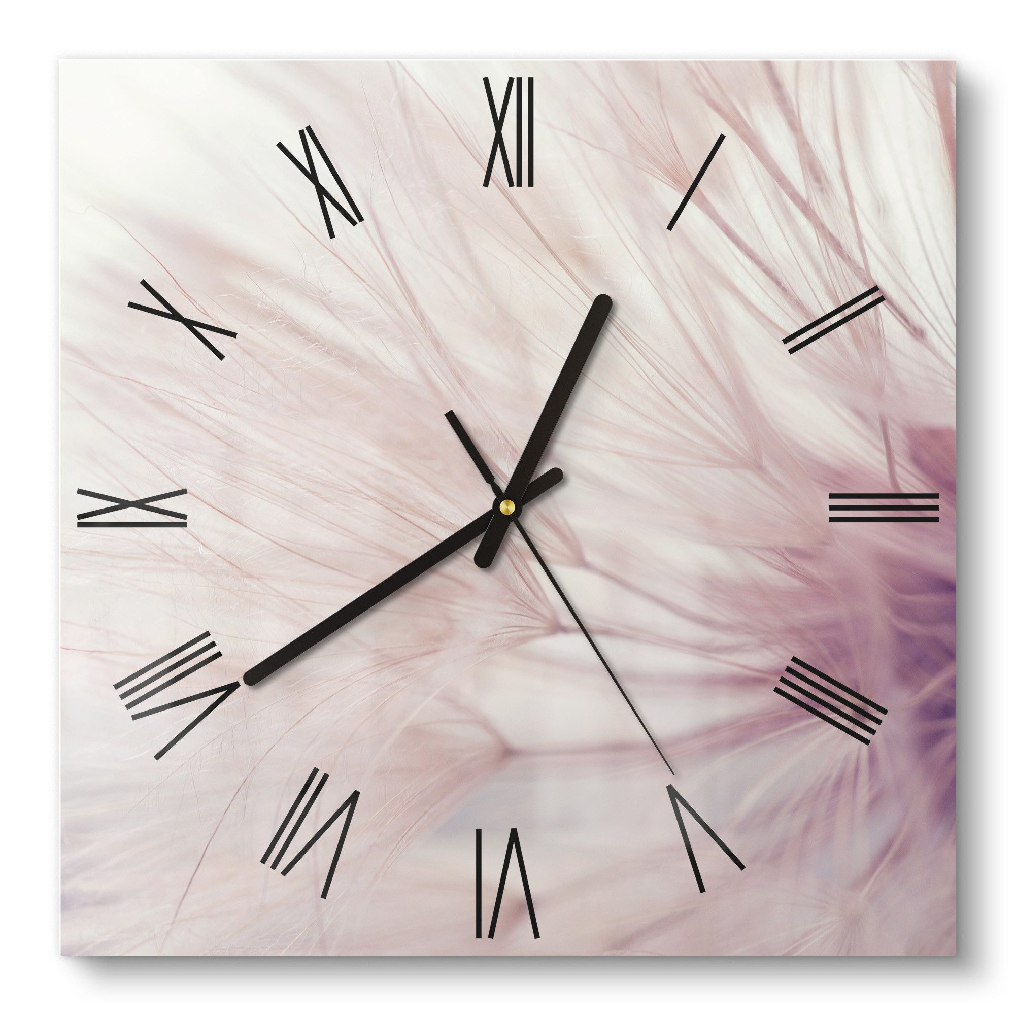 DEQORI Wanduhr 'Zarte Pusteblume' (Glas Glasuhr günstig online kaufen