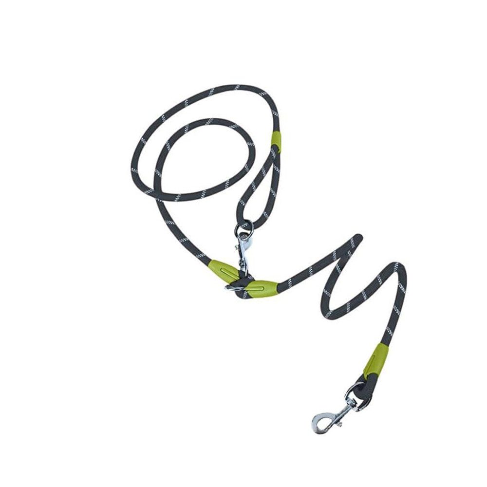 TUWENA Hundeleine Hundeleine für Mittel Große Hund(15-60kg), 2,4m Verstellbare Führleine, Handleine aus Nylon mit Reflektierend durch die Extreme Kraft bis200kg von TUWENA