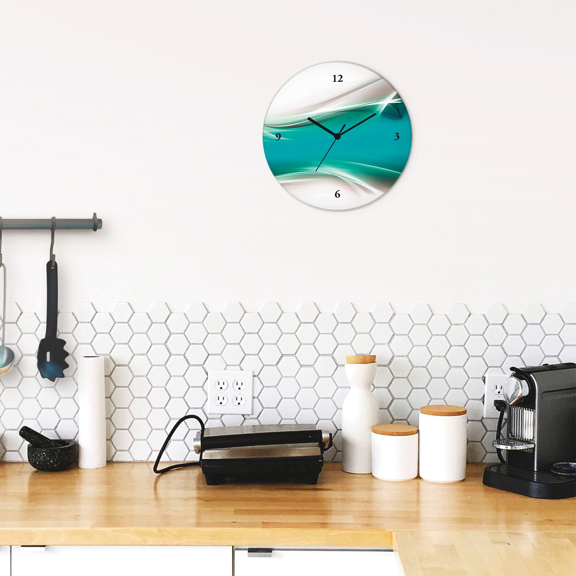 Artland Wanduhr Kreatives Element (wahlweise mit Quarz- oder Funkuhrwerk, l günstig online kaufen