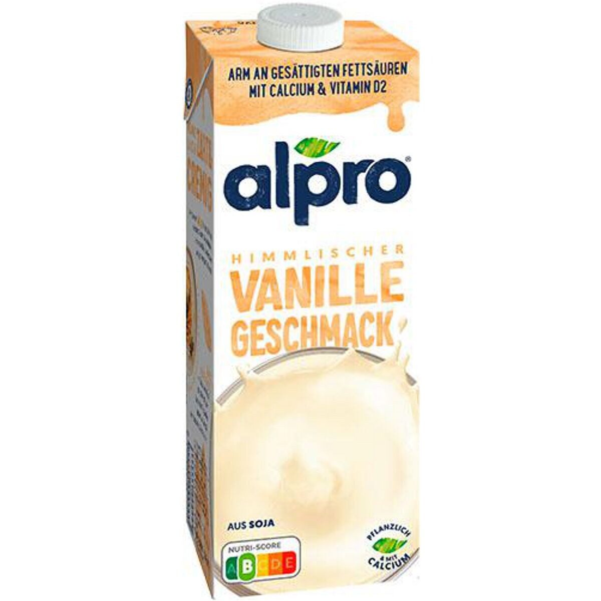 Alpro Pflanzenmilch Vanille, 8x 1 Liter Sojadrink
