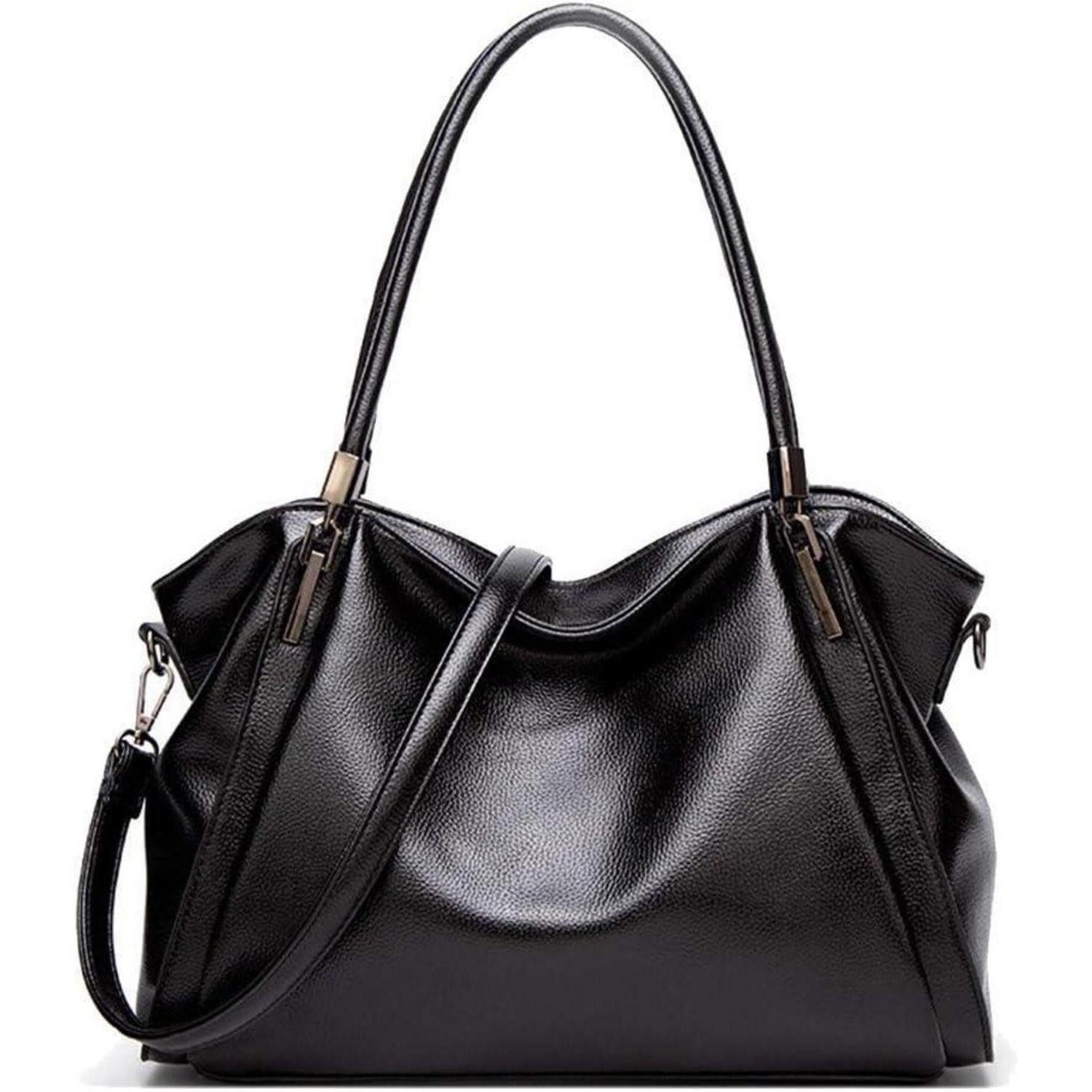 Handtasche Damen Hobo Schultertasche PU-Leder Elegant Umhängetasche Henkeltasche