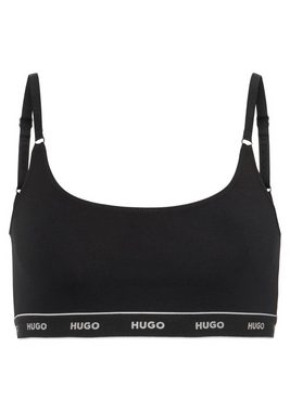 HUGO Bralette-BH TWIN BRALETTE STRIPE (Packung, 2-tlg) mit verstellbaren Logo-Trägern