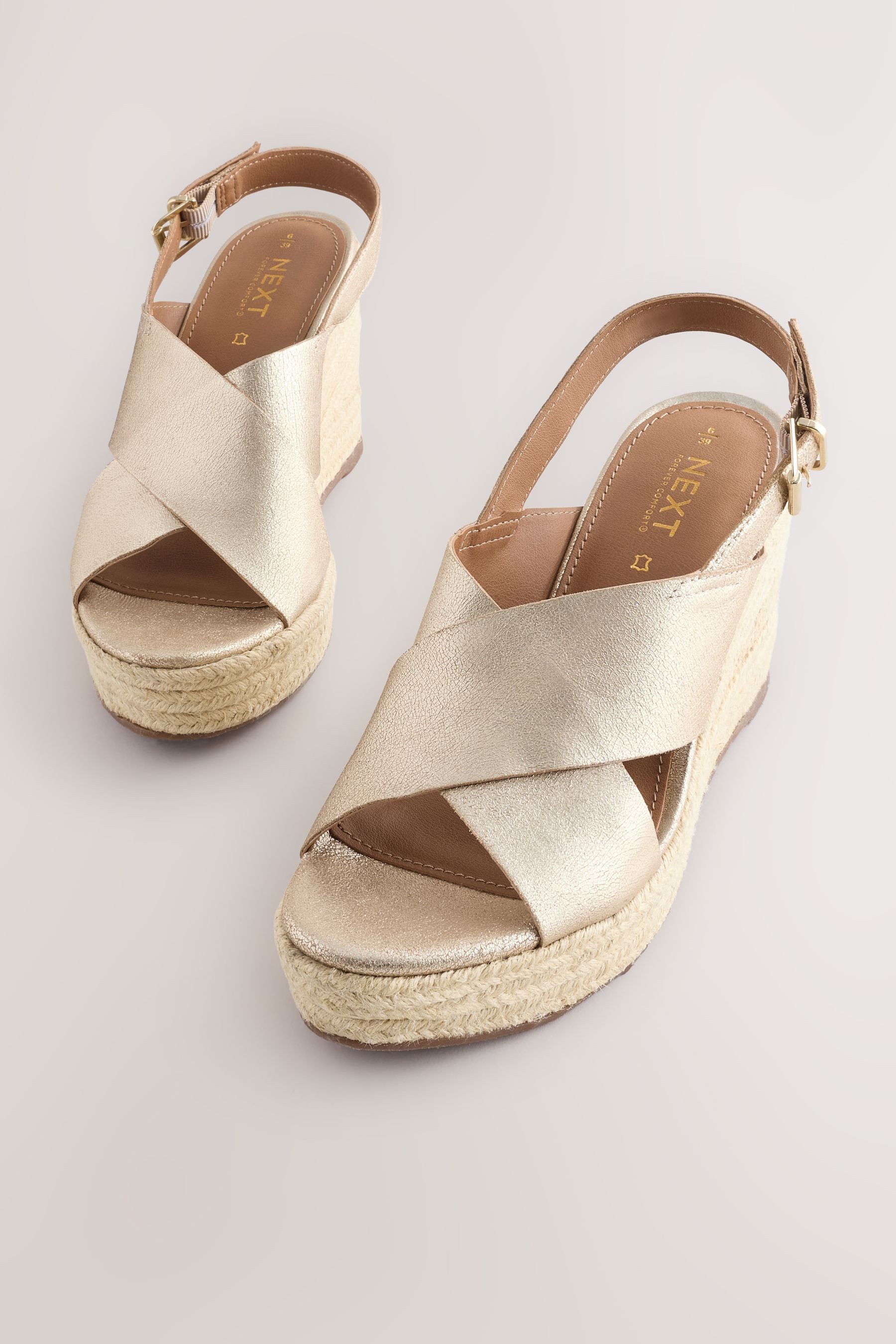 Next Forever Comfort® Plateau-Slingbacks mit Keilabsatz Keilpumps (1-tlg) günstig online kaufen