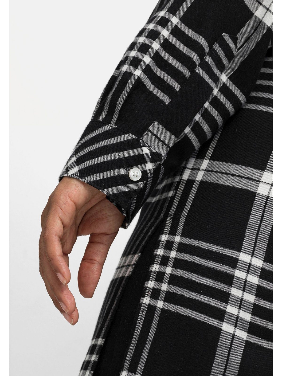 Sheego Longbluse Große Größen im Karomuster