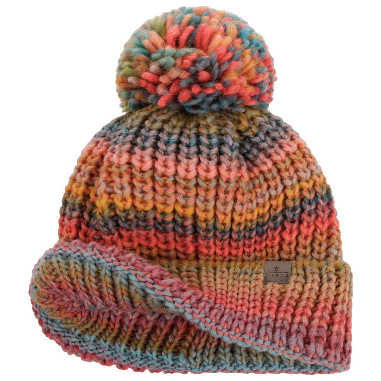 Lierys Bommelmütze (1-St) Beanie mit Umschlag, Made in Germany