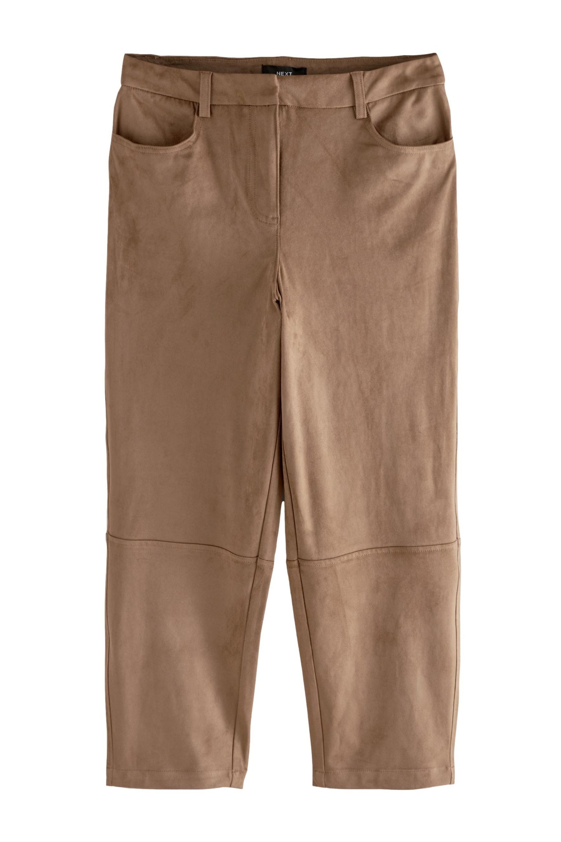 Next Lederimitathose Hose mit Barrel-Bein aus günstig online kaufen