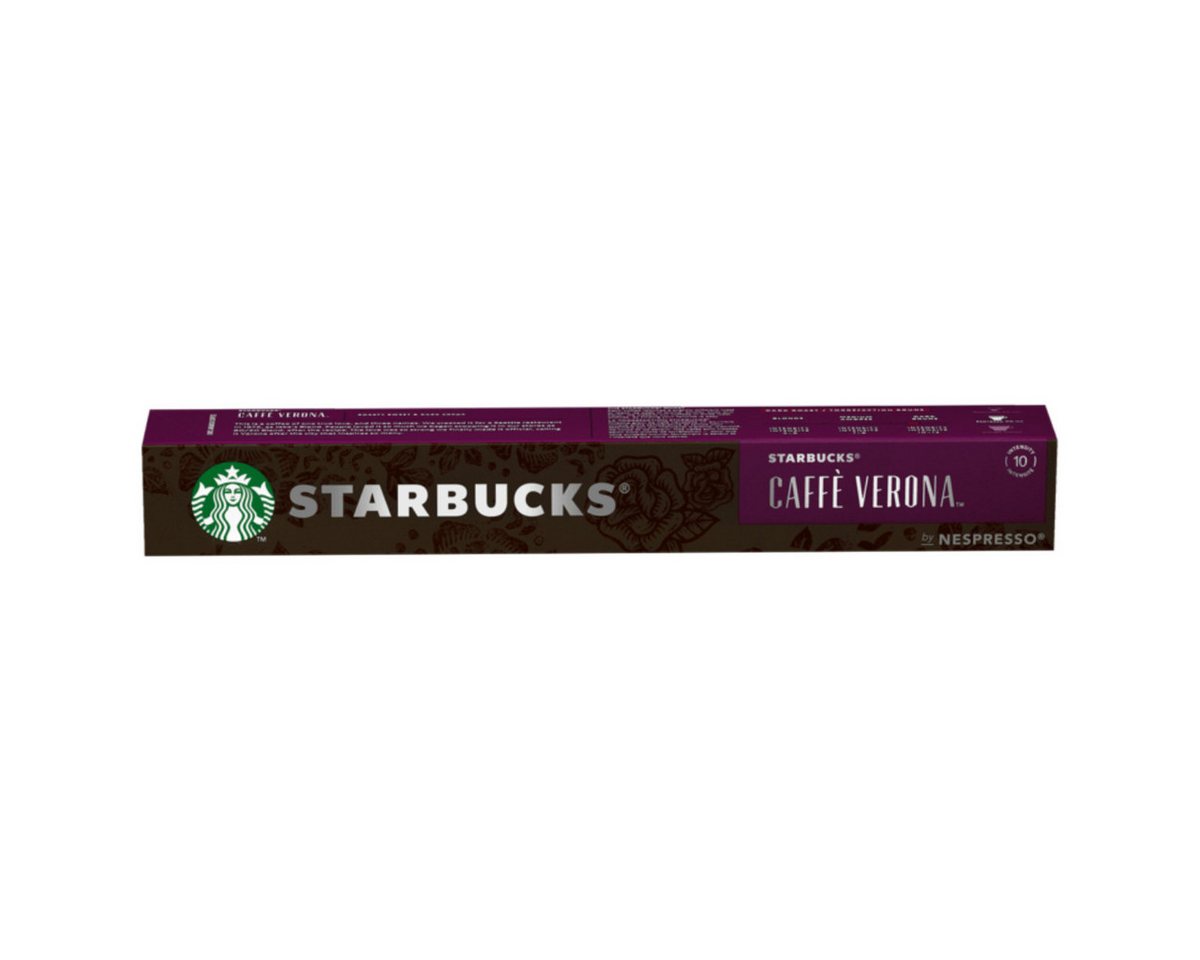Starbucks Kaffee, Starbucks Caffe Verona by Nespresso Kaffeekapseln Röstkaffee 55g