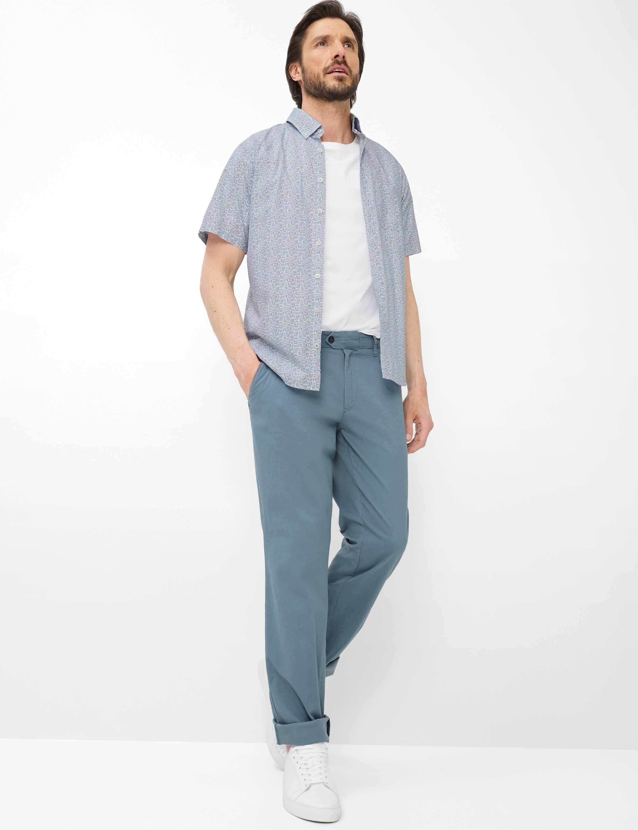 EUREX by BRAX Bundfaltenhose Style LUIS