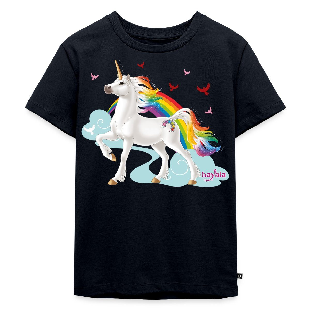 T-Shirt Schleich Bayala Regenbogeneinhorn Hengst Kinder Premium T-Shirt