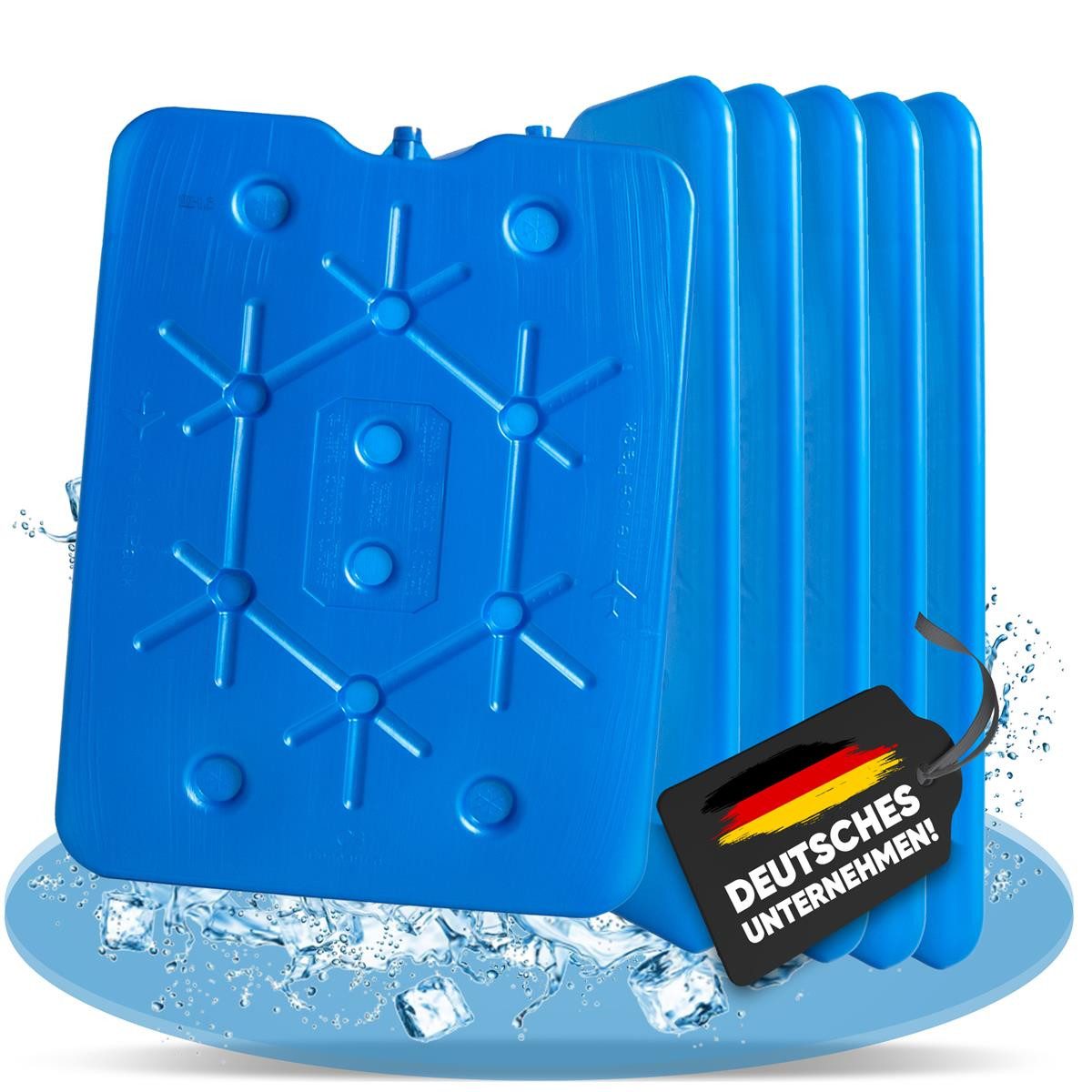 Kühlakku NEMT 6x flacher Kühlakku 800 ml 25 x 32,5 x 1,5 cm Kühlelemente
