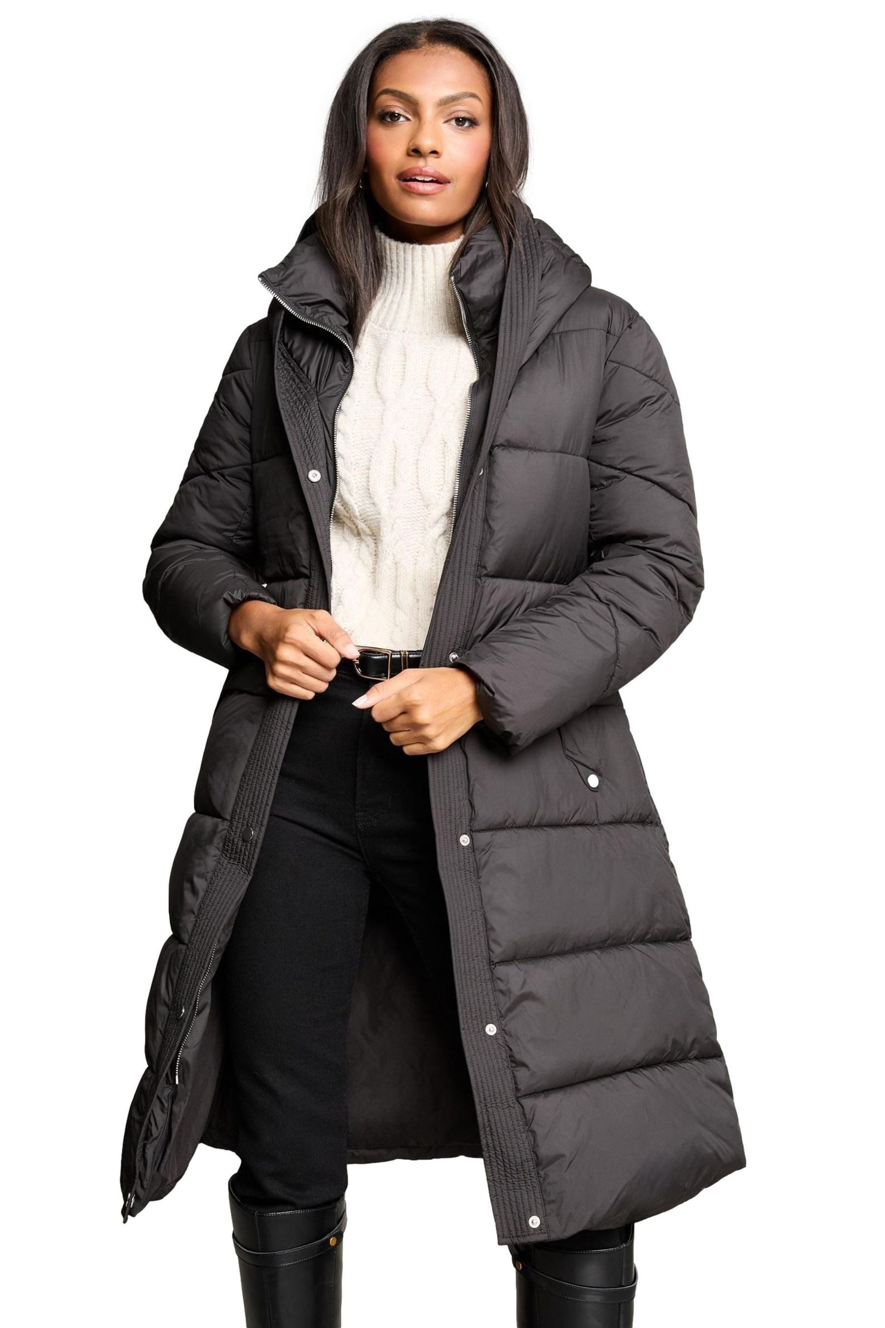 LIPSY Langmantel Lipsy langer Mantel mit Gürtel, Regular (1-tlg) günstig online kaufen