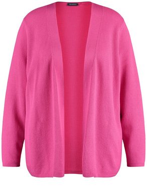 Samoon Cardigan Offener Cardigan aus Struktur-Strick