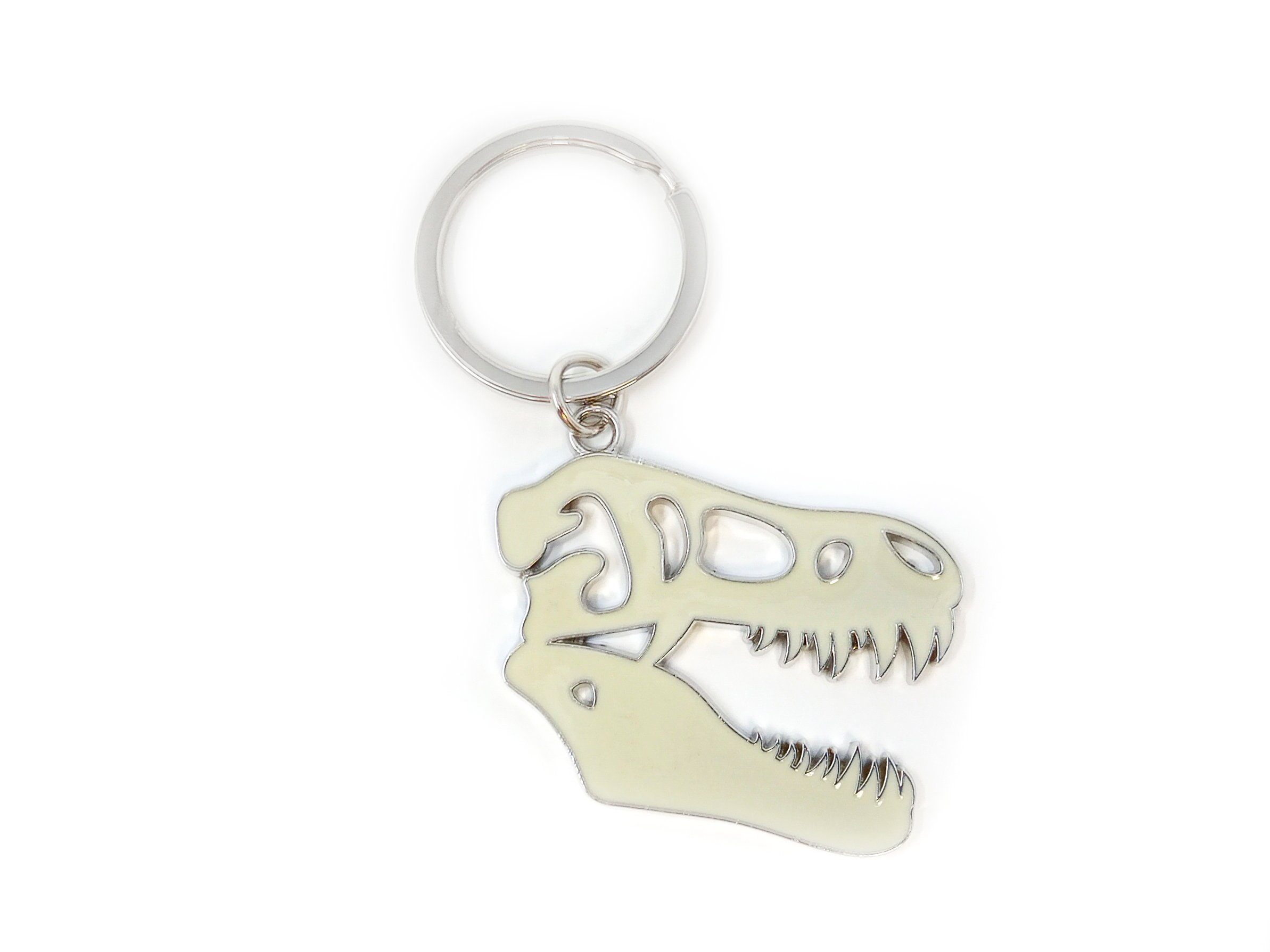 Nature Planet Schlüsselanhänger Nature Planet - Schlüsselanhänger aus Metall - T-Rex Skelett 5 cm