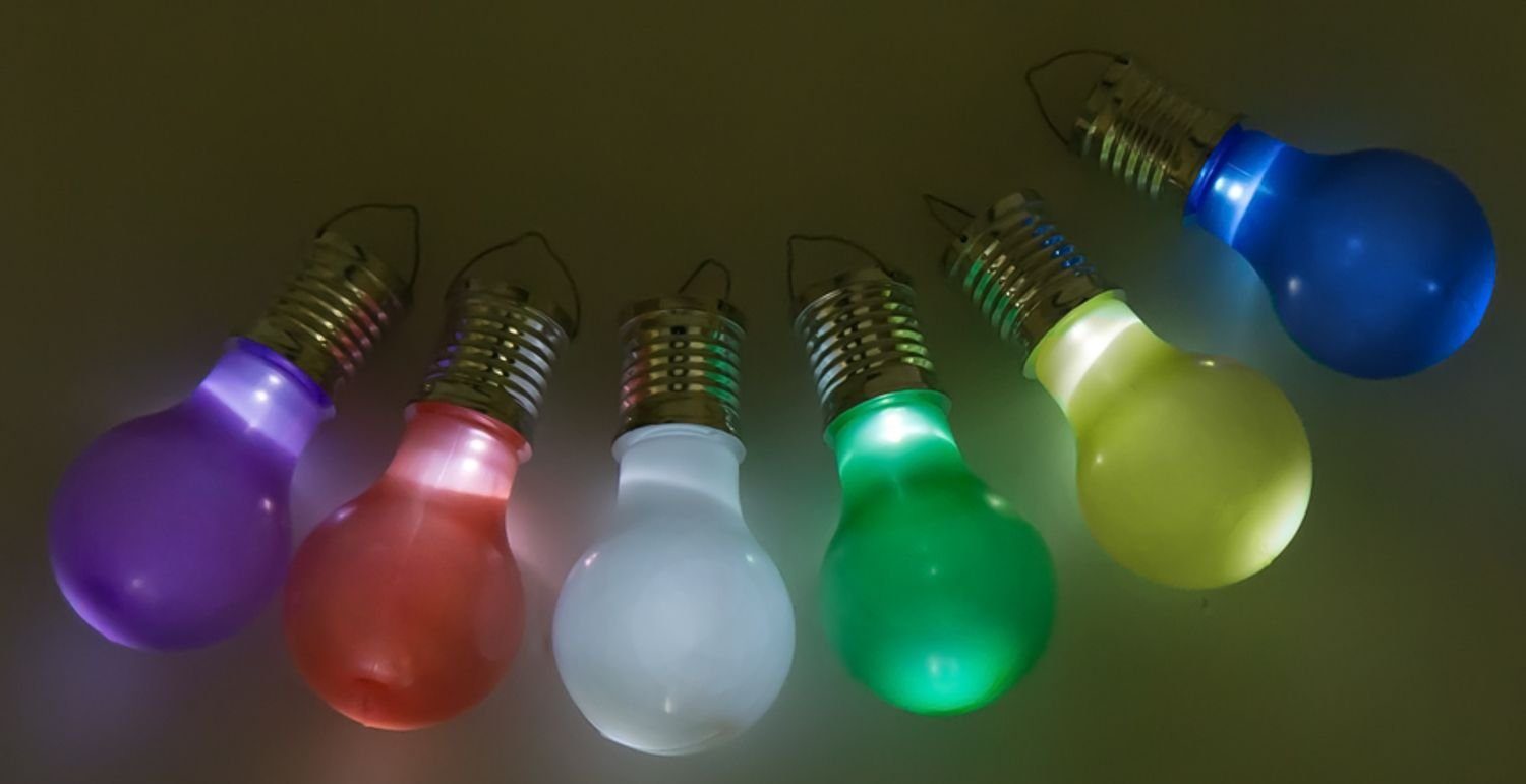 Alma Garden Kugelleuchte LED Kunststoff Glühbirne günstig online kaufen
