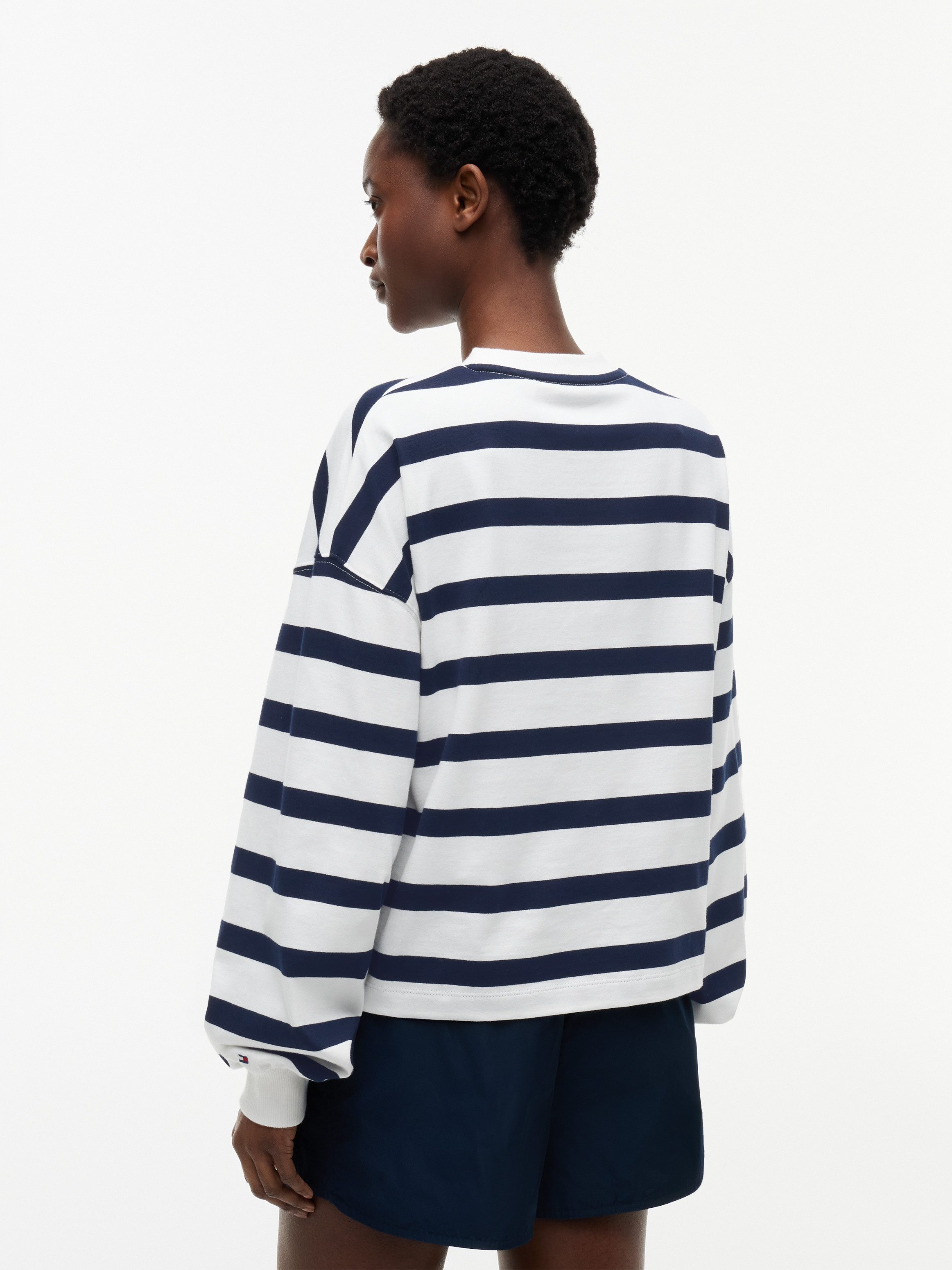 Tommy Hilfiger Sweatshirt TH Relaxed Fit Rundhals-Sweatshirt Baumwolle, relaxed fit