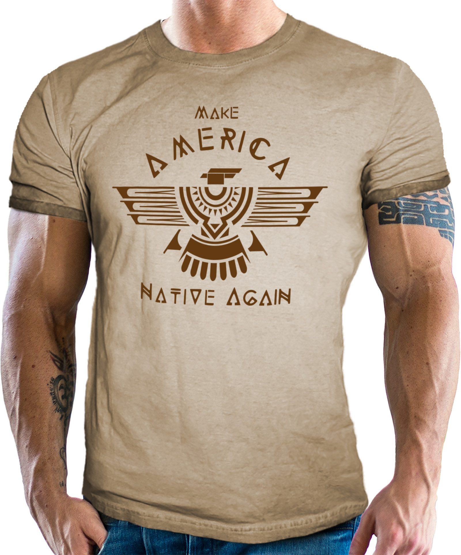 LOBO NEGRO® T-Shirt Make America Native Again