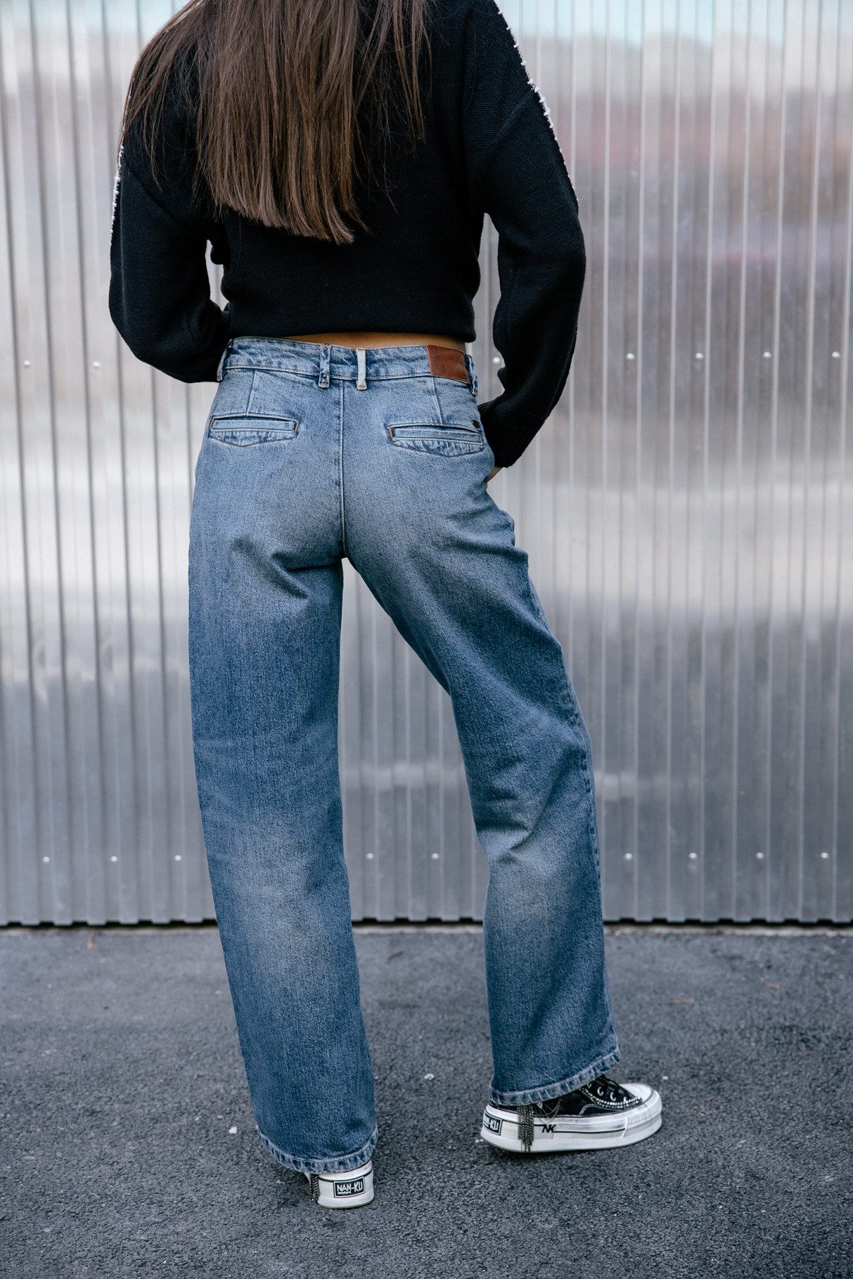 Freeman T. Porter Relax-fit-Jeans Nickie SDM - Weite Hose - Relaxed Fit Jeans