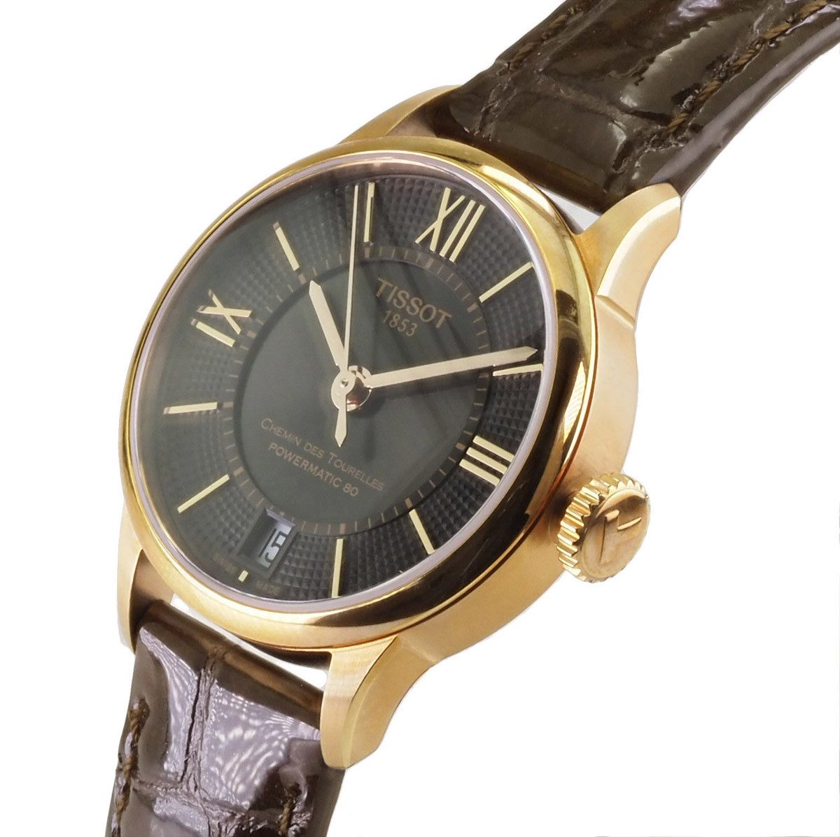 Tissot Automatikuhr schweizer Damen Uhr 32 mm Ø T0992073644800 Chemin Des Tourelles, Saphirglas, Glasboden, Schweizer Automatik Kaliber