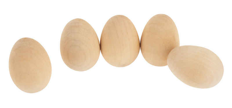 VBS Osterei Holz-Eier (5 St), 5 Stück