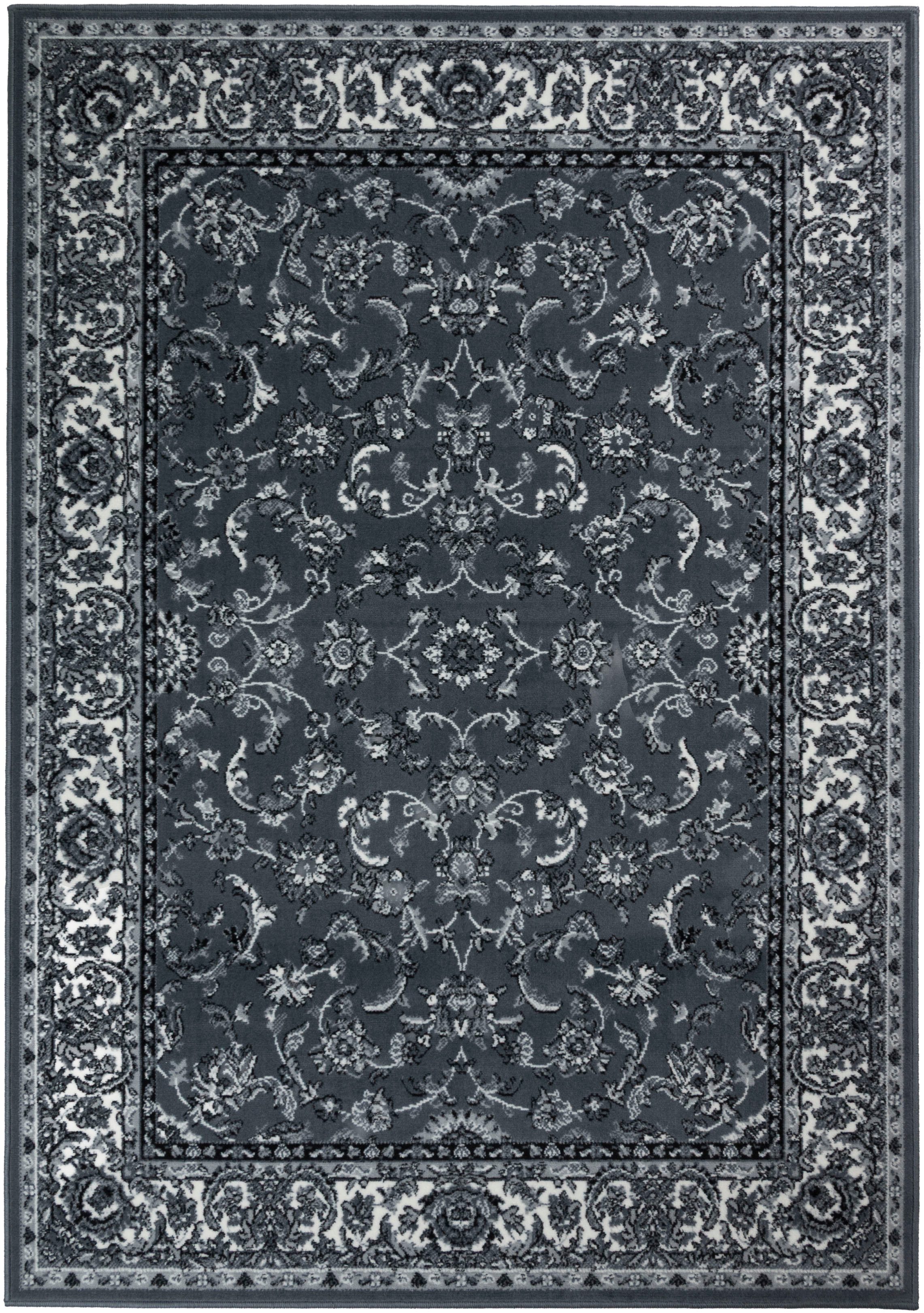 OTTO home Teppich Ezzo, mit Bordüre, Kurzflor, Made in Belgium, rechteckig, Höhe: 7 mm, Orient-Optik, Teppich, Wohnzimmer, Esszimmer, Schlafzimmer