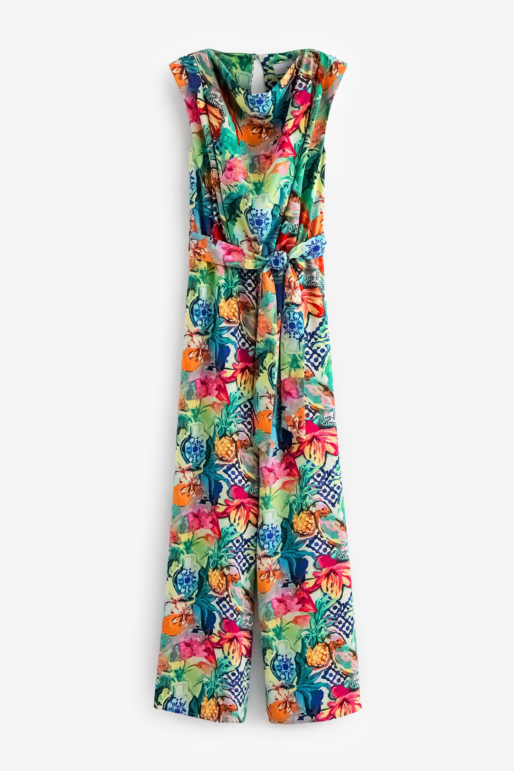 Next Jumpsuit Overall mit Wasserfallausschnitt (1-tlg)
