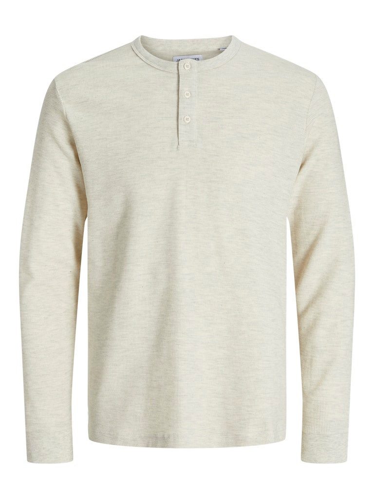 Langarmshirt JJEDOVER HENLEY LS TEE NOOS