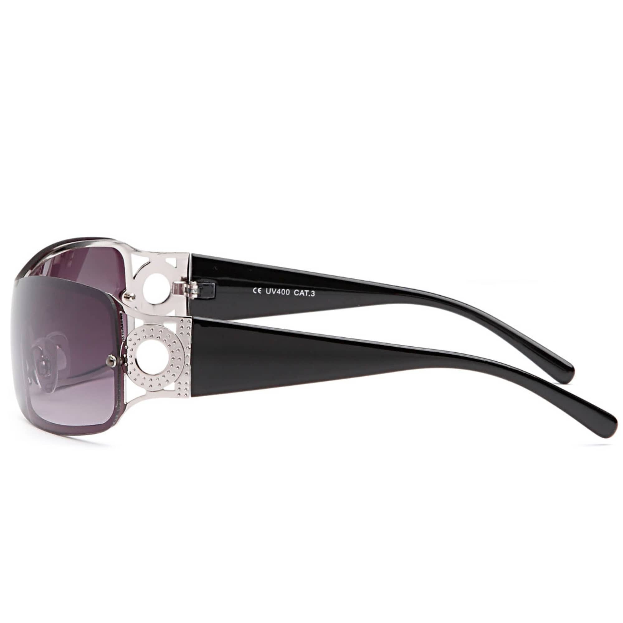 BEZLIT Eyewear Monoscheibensonnenbrille Damen Monoscheiben Sonnenbrille (1-St) mit verziertem Bügel