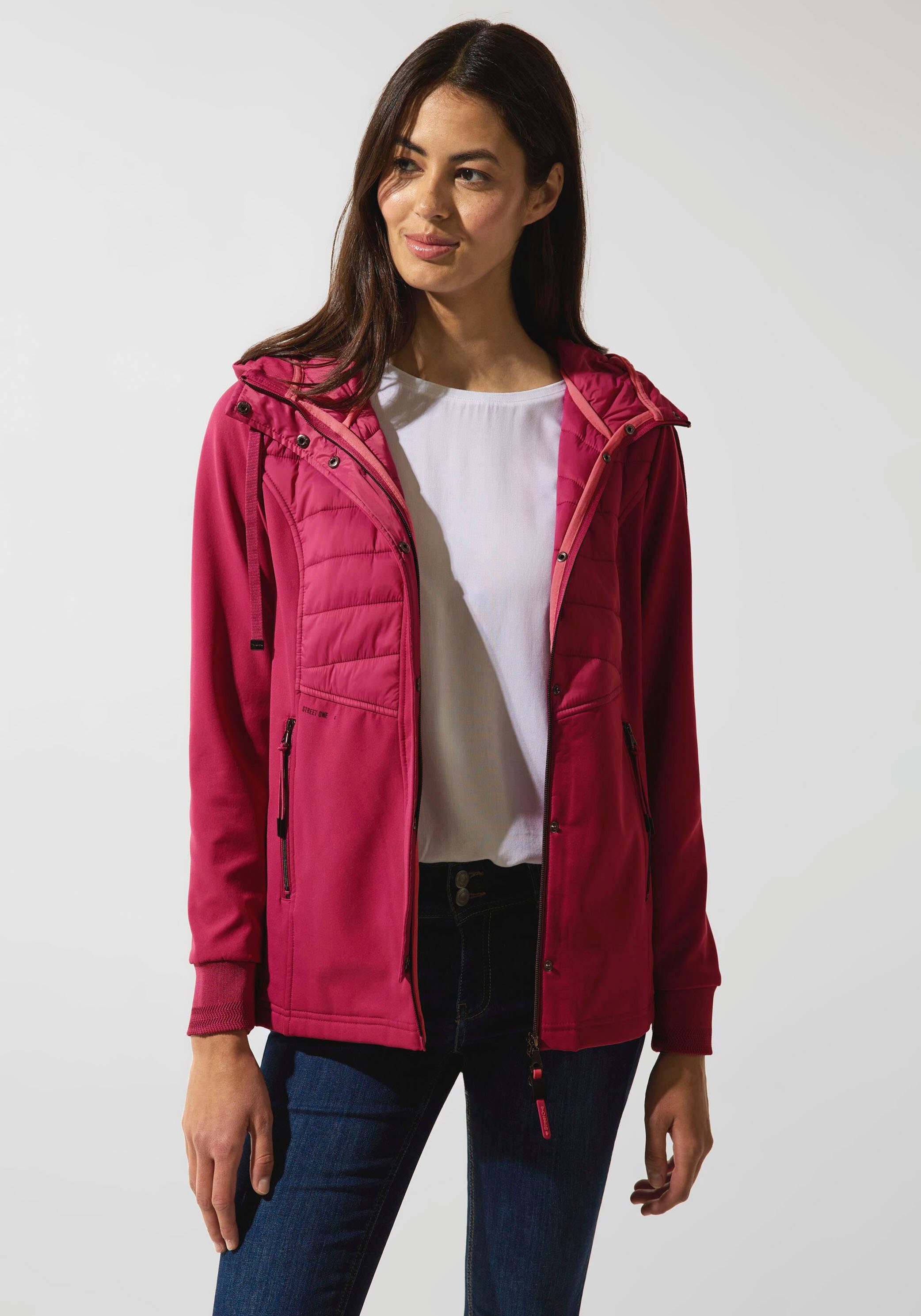 STREET ONE red peony Jackenblazer mit Teflon-Beschichtung