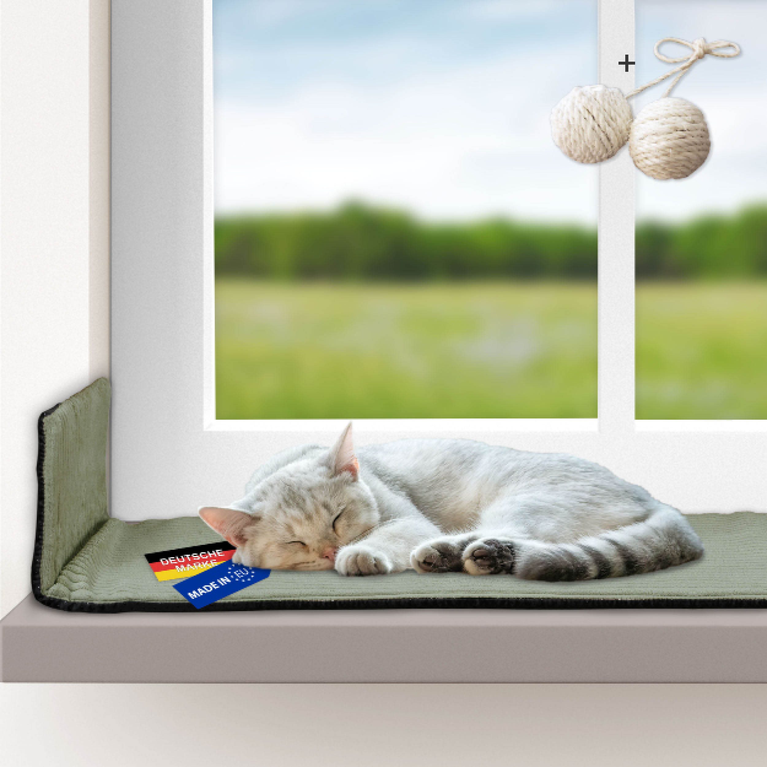Rohrschneider Tierkissen Katzen Fensterliege selbstwärmende Katzendecke günstig online kaufen