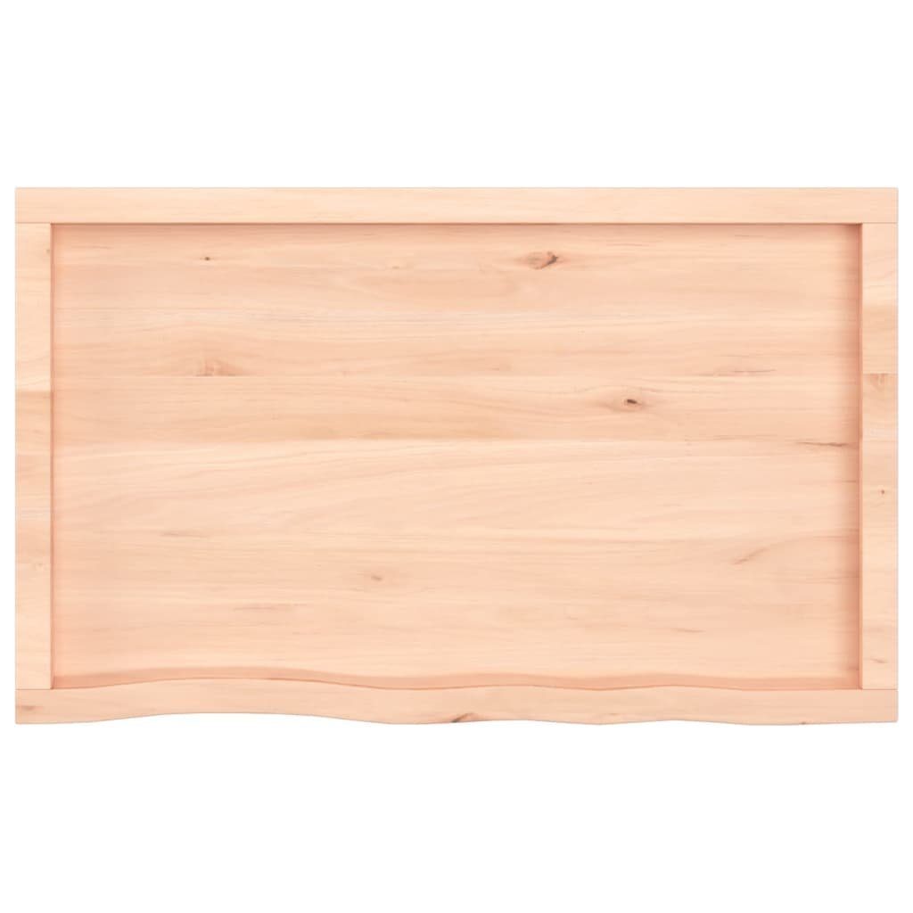 100x60x(2-4) furnicato Tischplatte Unbehandelt Massivholz cm Eiche