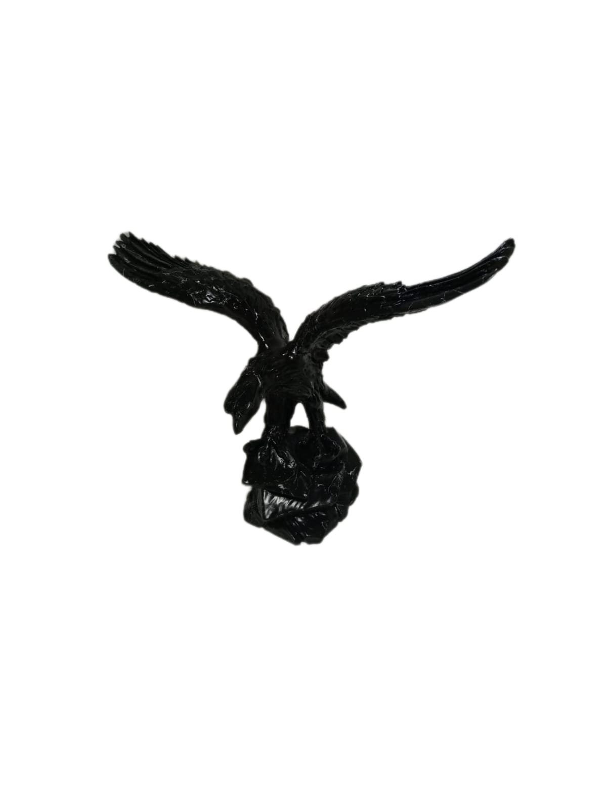 Adler aus Skulptur Dekofigur Marmoroptik, Dekofigur Polyresin moebel17 Schwarz