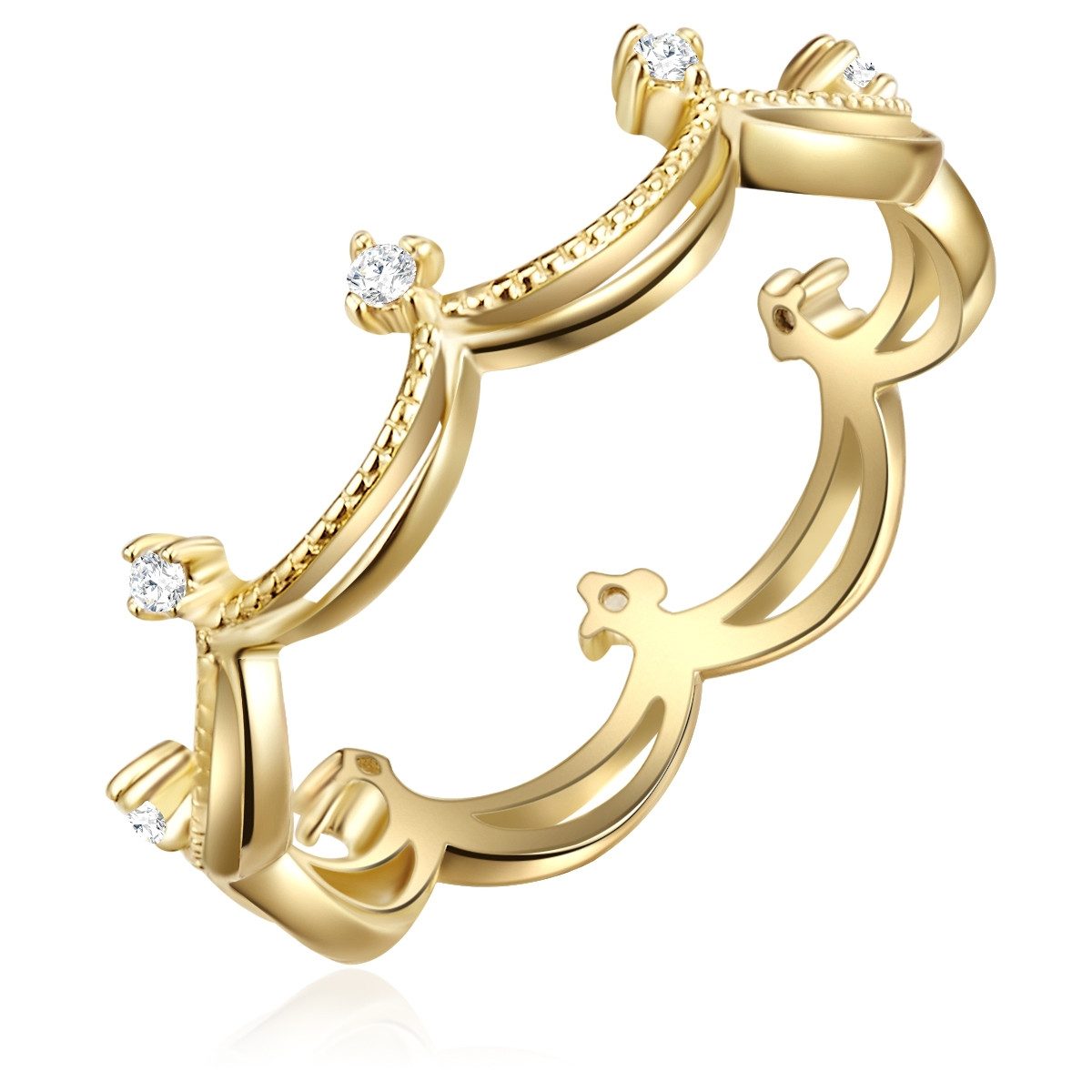 Glanzstücke München Fingerring GSM288 (1-tlg), aus Sterling Silber
