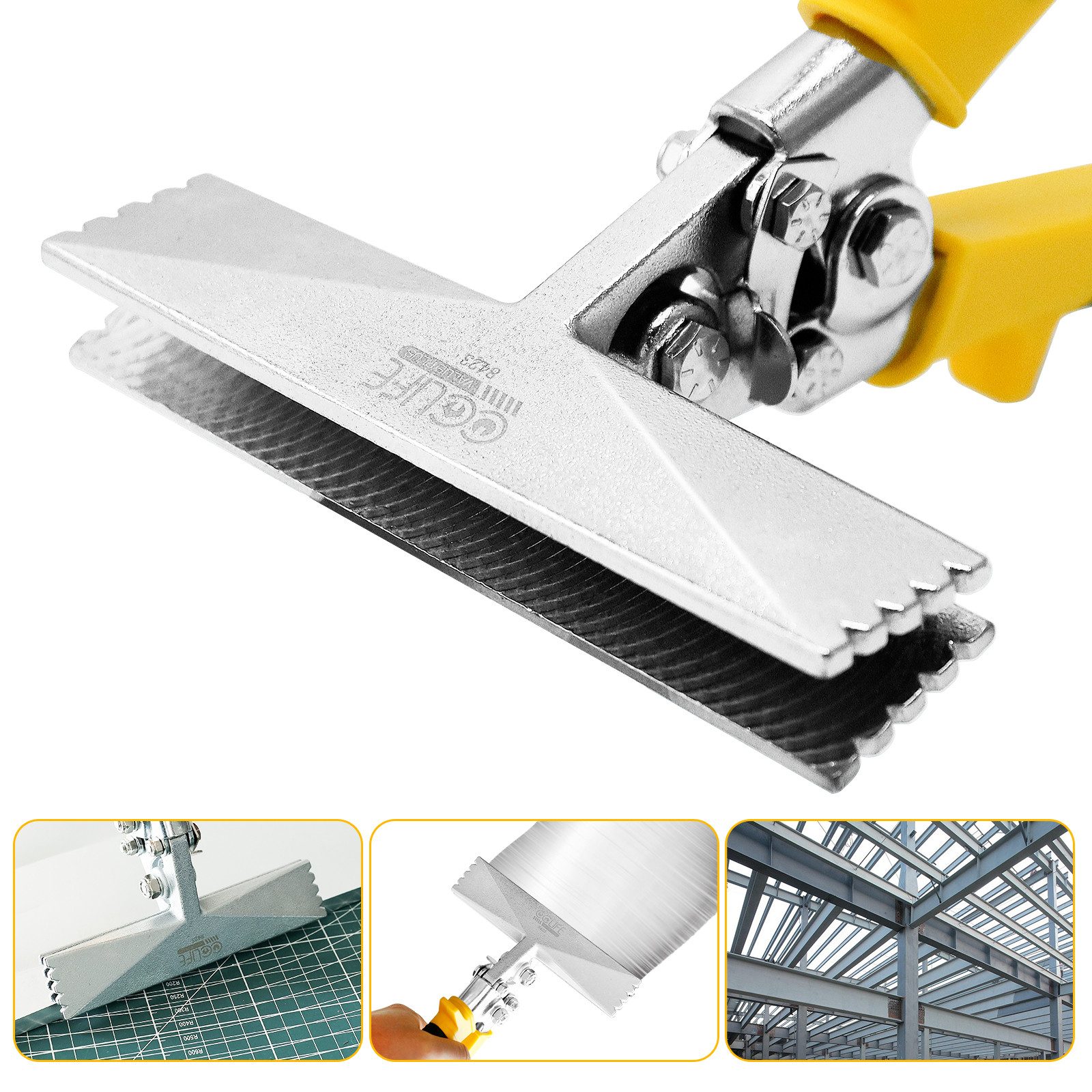 CCLIFE Feuerzange Falzzange 6'' Bieger Handwerkzeug Metall Biegezangenwerkzeug Manuelle