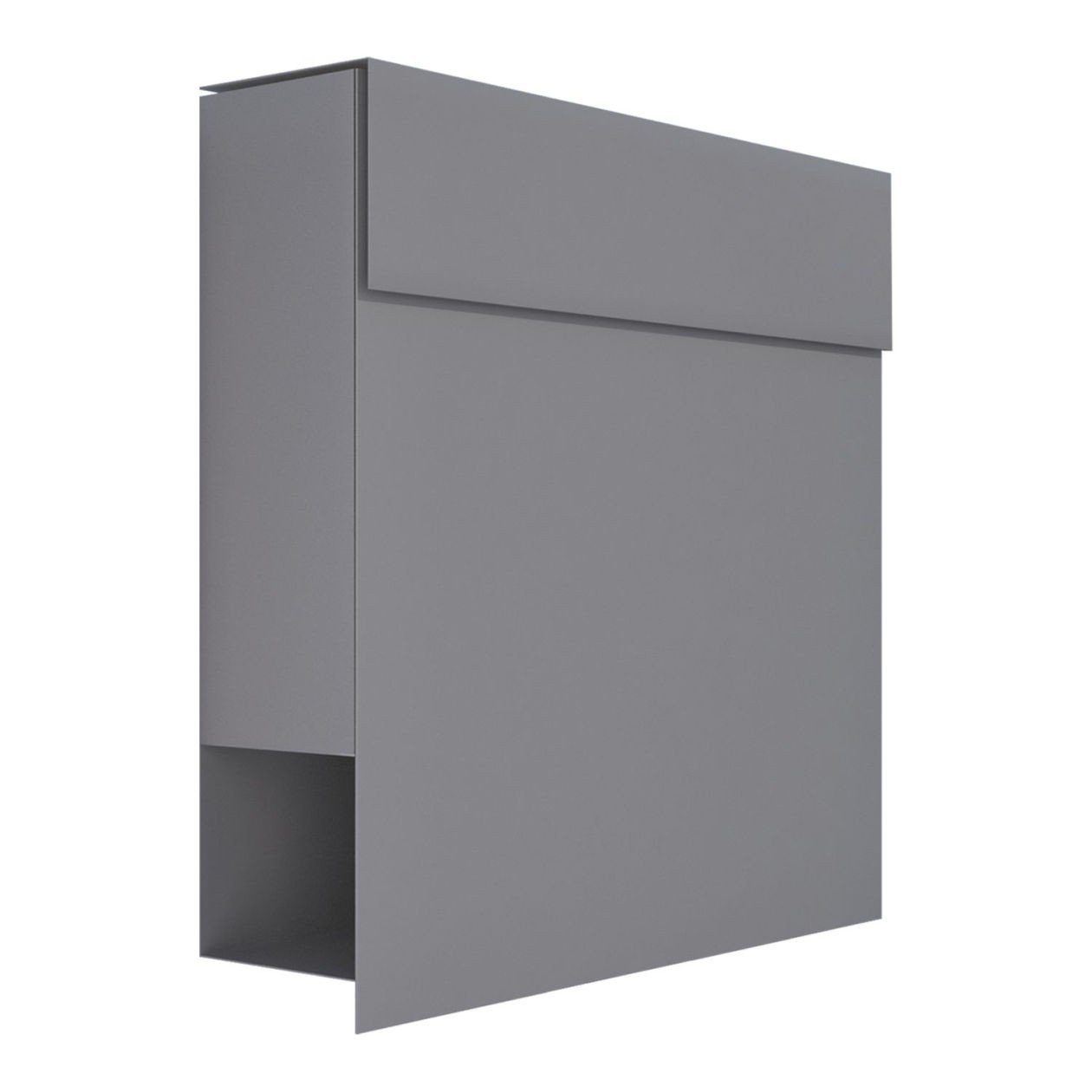 Bravios Briefkasten Briefkasten Manhattan Grau Metallic