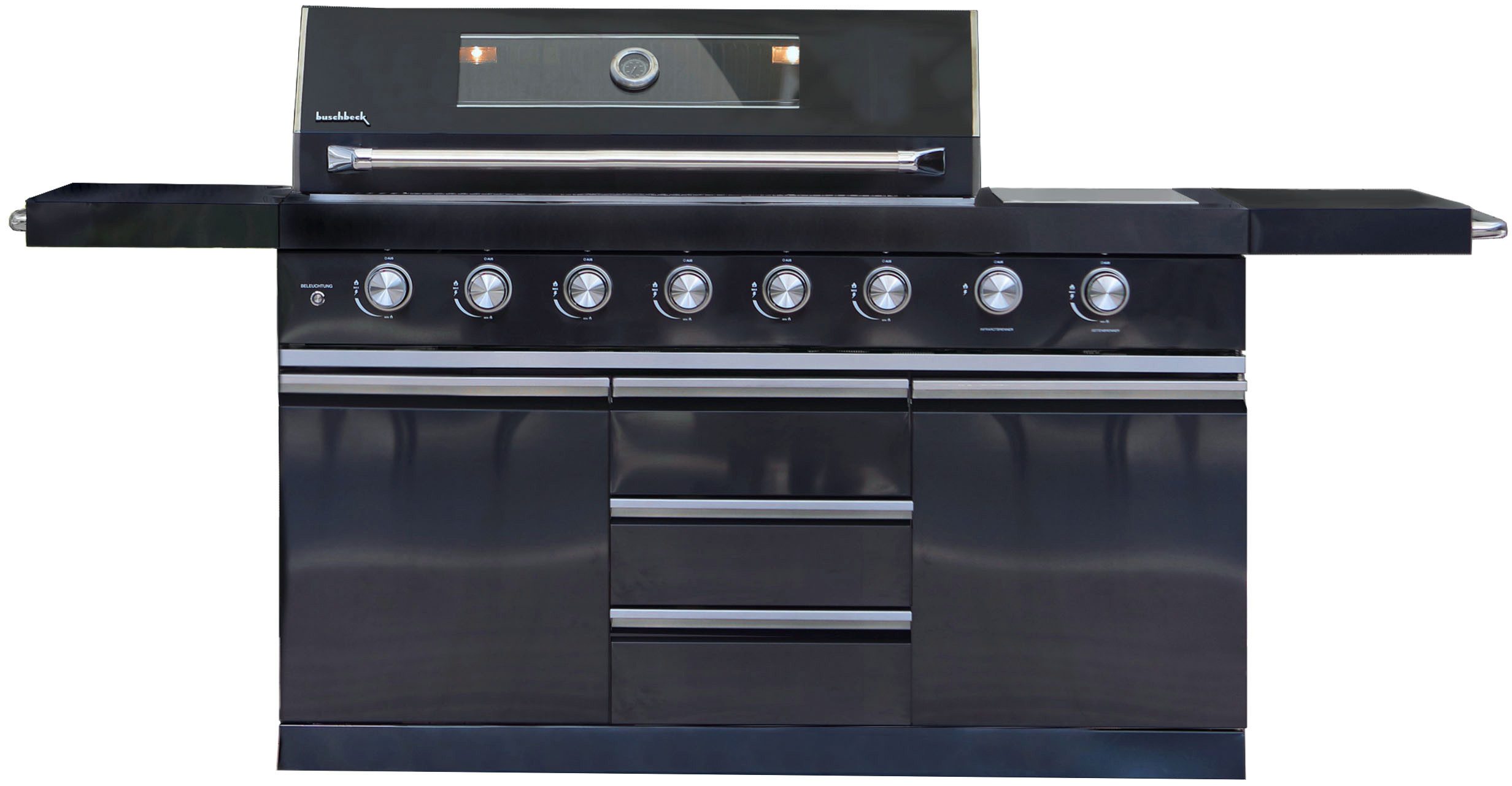 Buschbeck Outdoor-Küche »Chester« mit Heckbrenner und Sizzle Zone, BxTxH: 214x60x119 cm