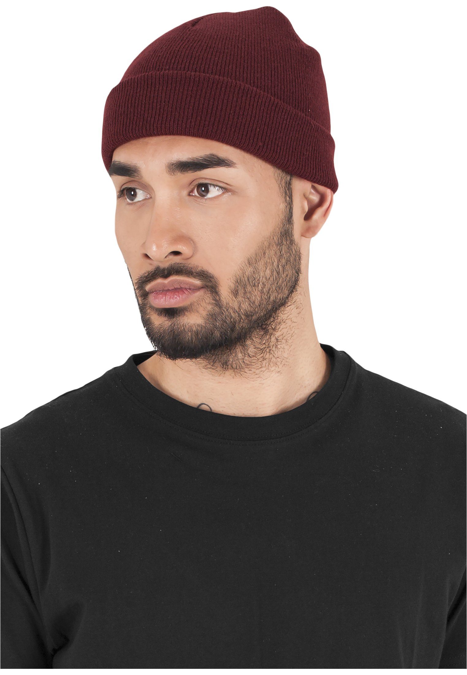 Flexfit Beanie Accessoires Heavyweight Beanie (1-St) maroon