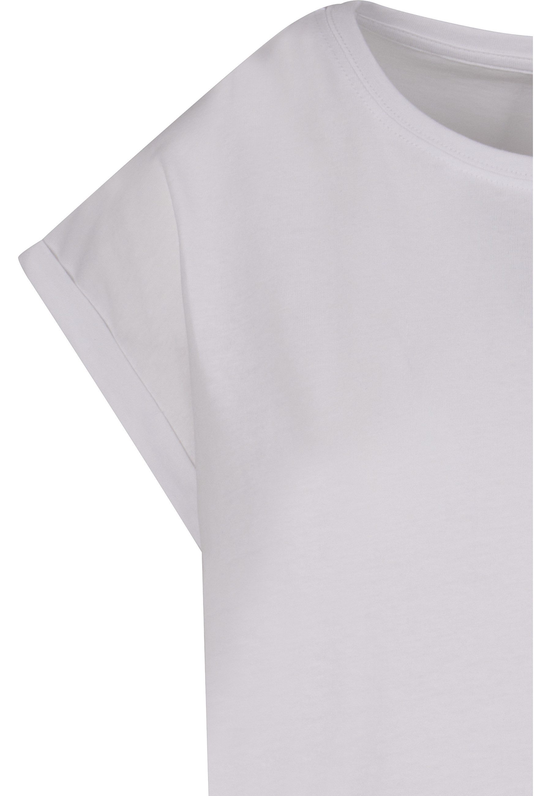 URBAN CLASSICS Kurzarmshirt Urban Classics Damen Ladies Extended Shoulder Tee (1-tlg) – Bild 4 von 5