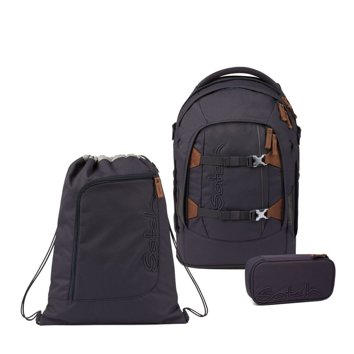 Satch Schulrucksack Pack (Set 3tlg., inkl. Schlamperbox und Sportbeutel)