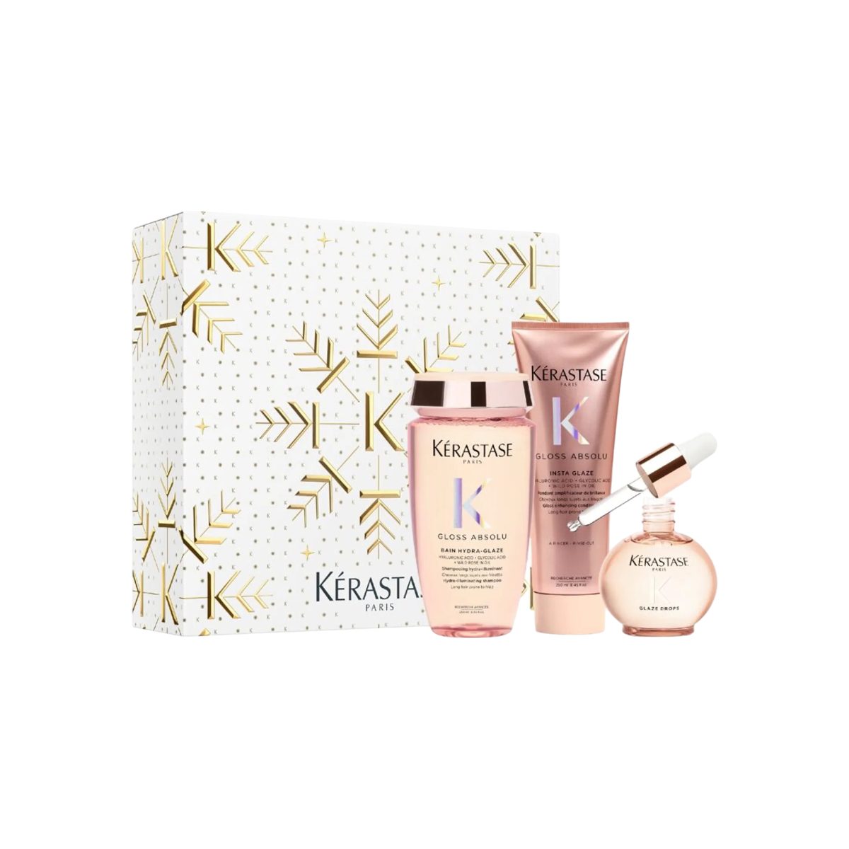 Kérastase Haarpflege-Set Gloss Trio XMas Set - Geschenkset, 3-tlg.