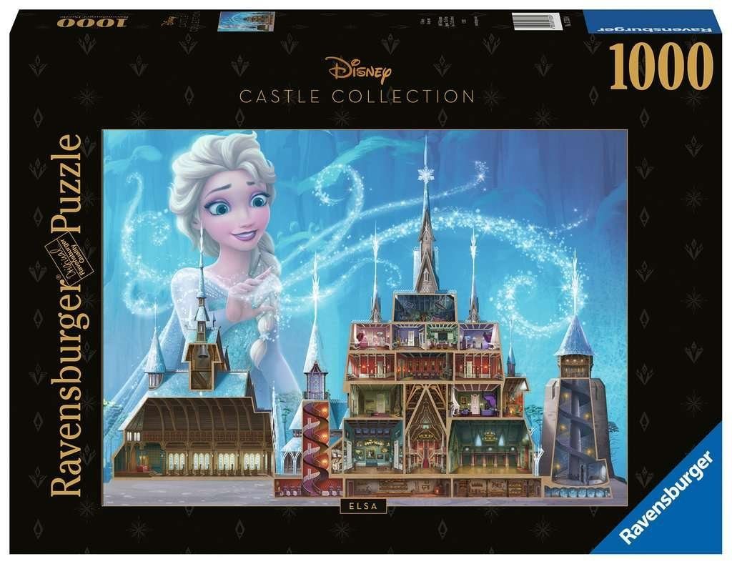 Ravensburger Пазлы Ravensburger 17333 Disney Castles: Elsa 1000 Teile Пазлы, 1000 Пазлыteile, Made in Europe