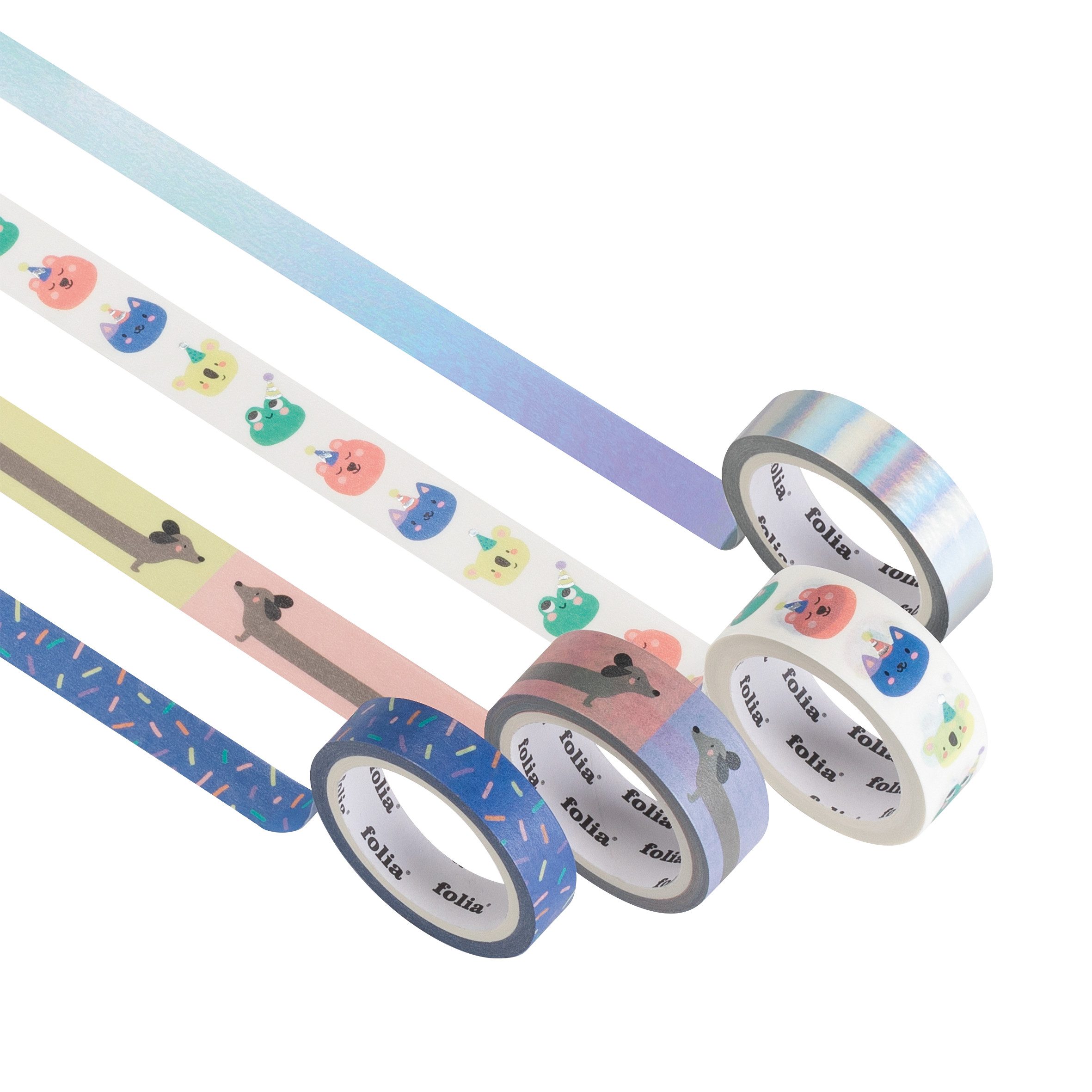 Folia Klebeband Washi Tape Set Hotfoil günstig online kaufen