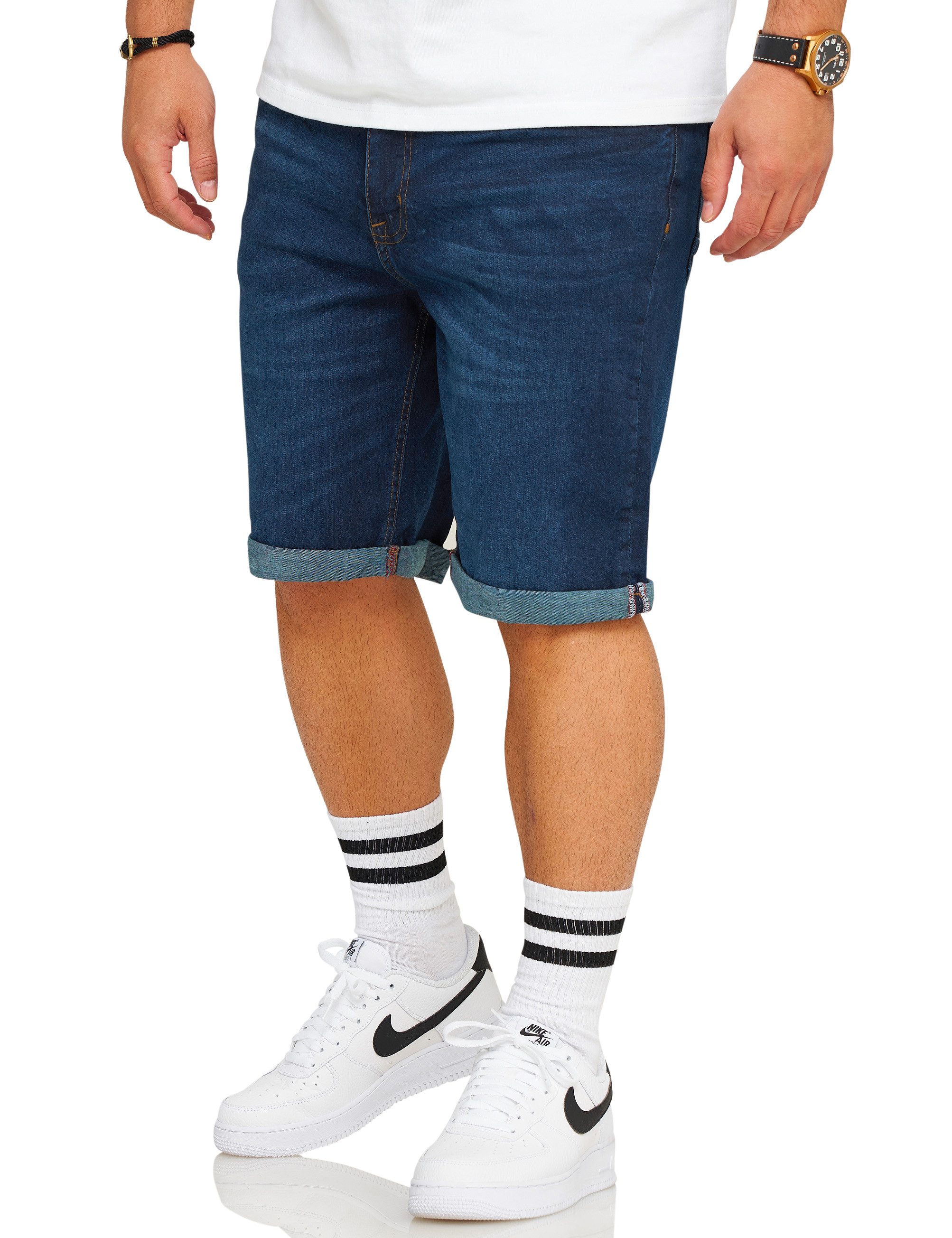 SOULSTAR Jeansshorts S2ALOJA Herren Kurze Hose Jeans Shorts Bermuda Stretch günstig online kaufen
