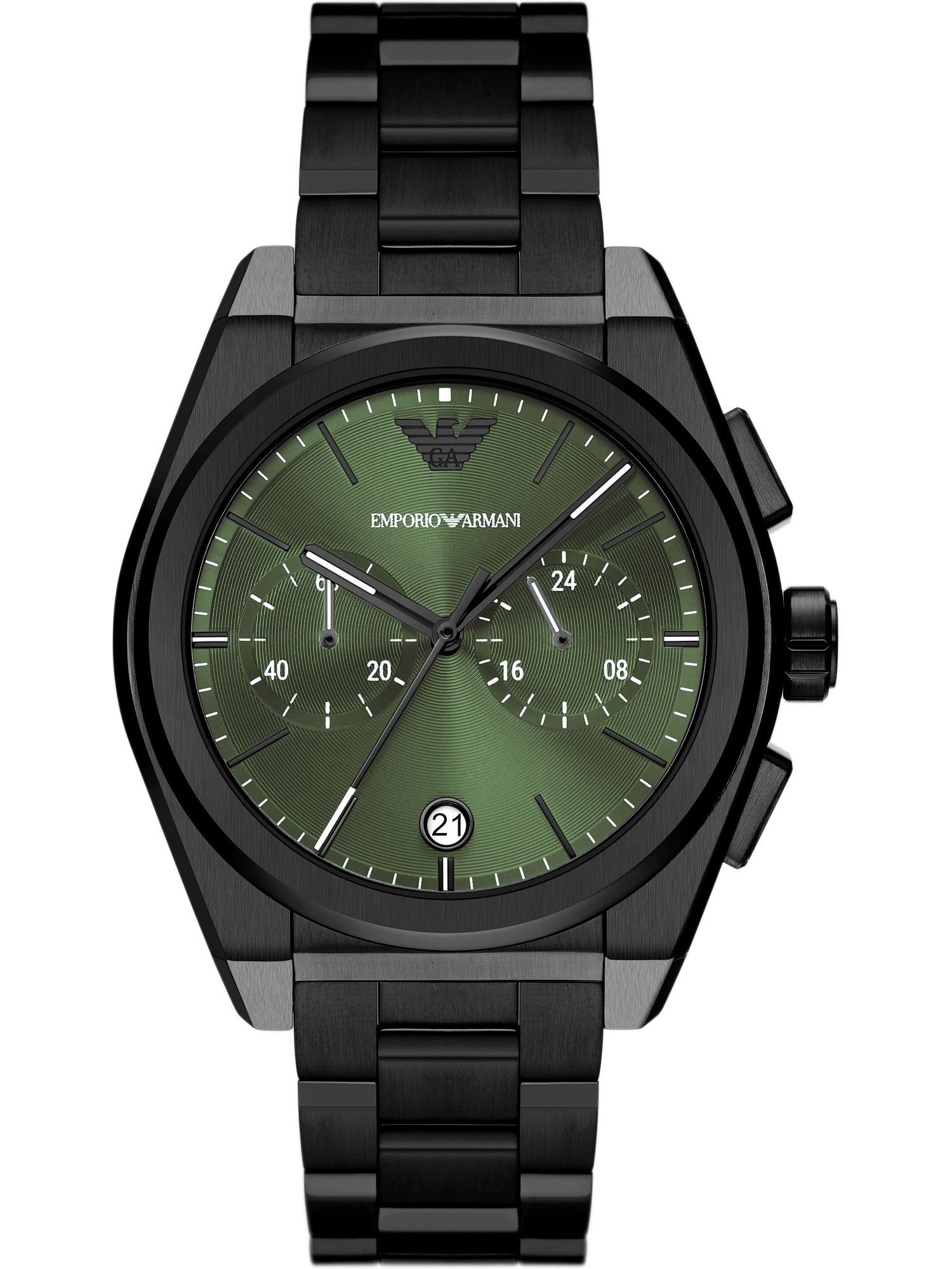 Chronograph Emporio Armani Herren-Uhren Analog Quarz