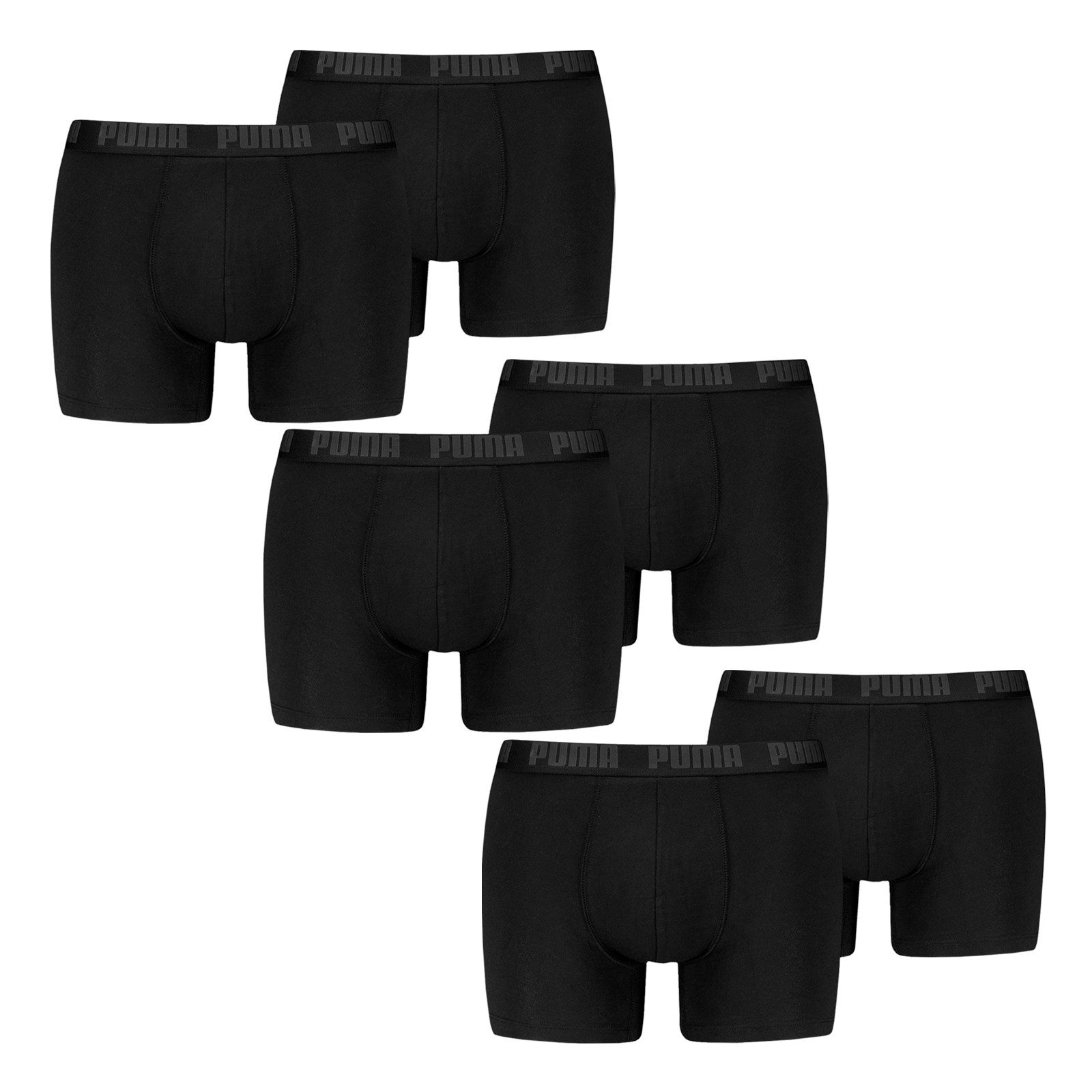 PUMA Boxer Comfort Stretch (6-St) mit umlaufendem PUMA-Schriftzug