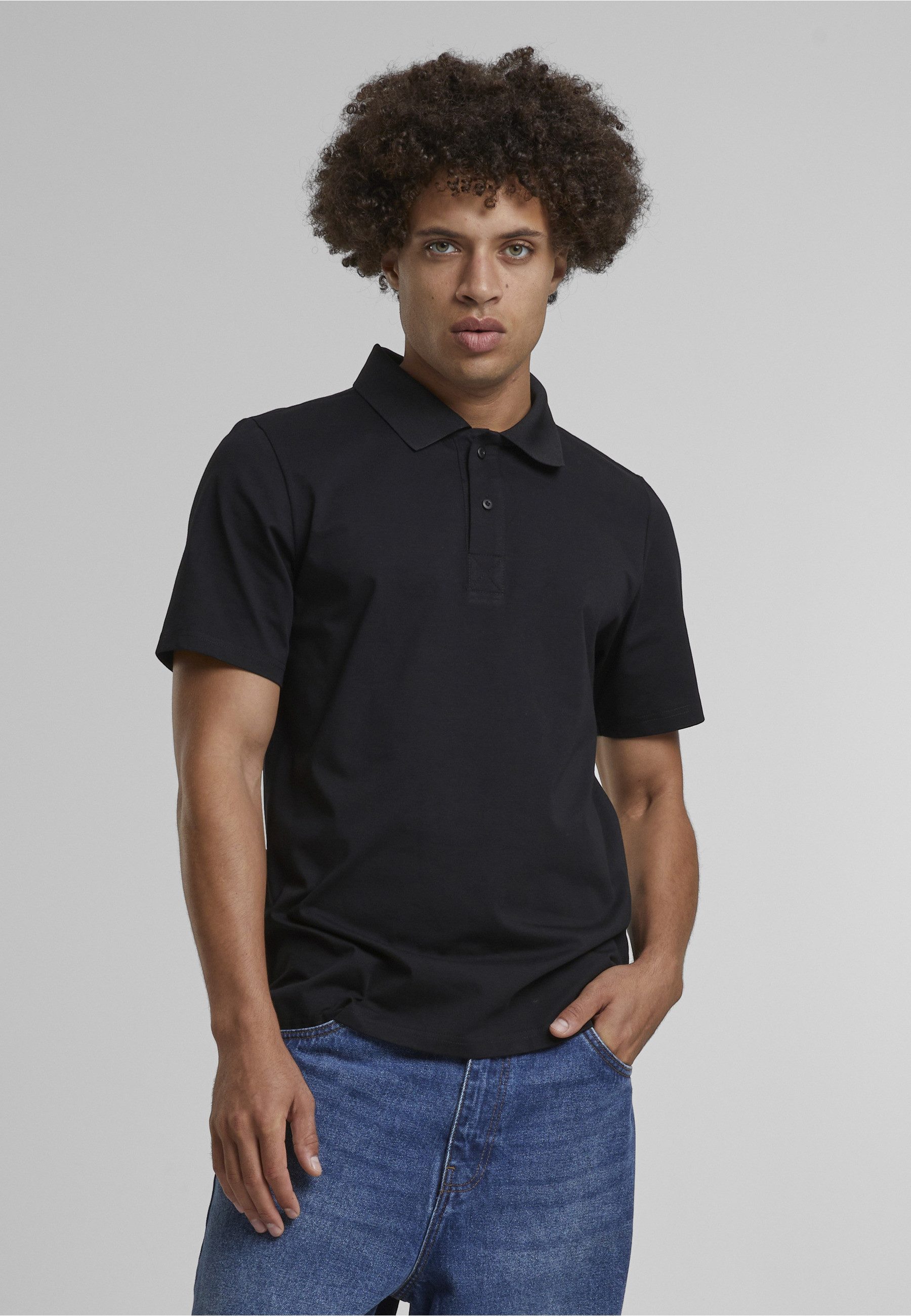 URBAN CLASSICS Poloshirt Urban Classics Sorona Polo Tee (1-tlg) – Bild 5 von 5