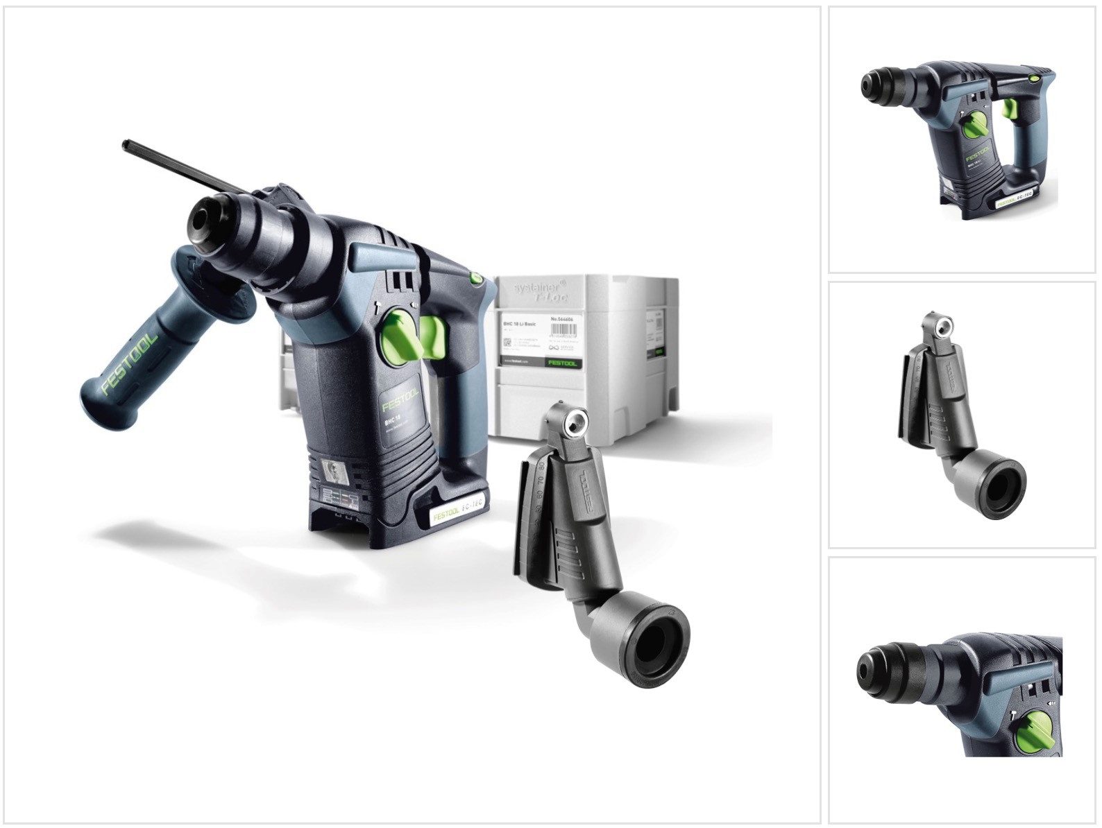 FESTOOL Akku-Bohrhammer BHC 18 Li Basic Akku Bohrhammer 18V (574723) 25Nm Brushless Solo im