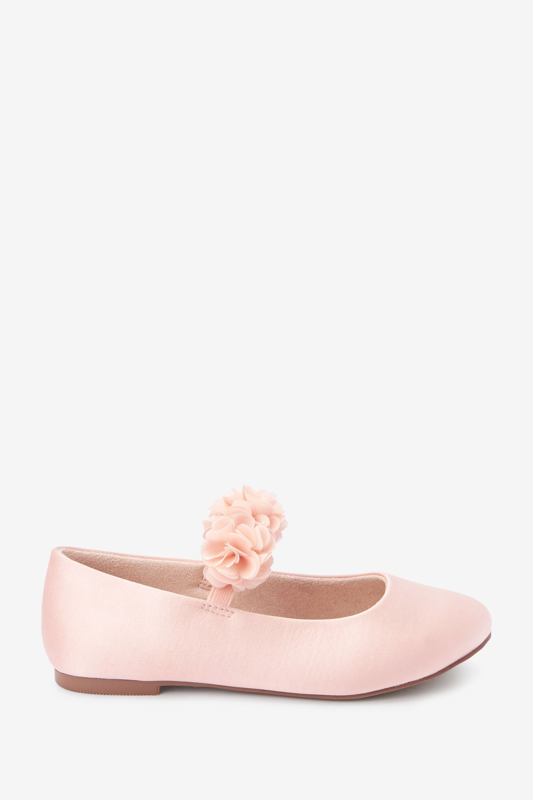 Next Festliche Schuhe, schmutzabweisend - Weite (G) Ballerina (1-tlg) Pink