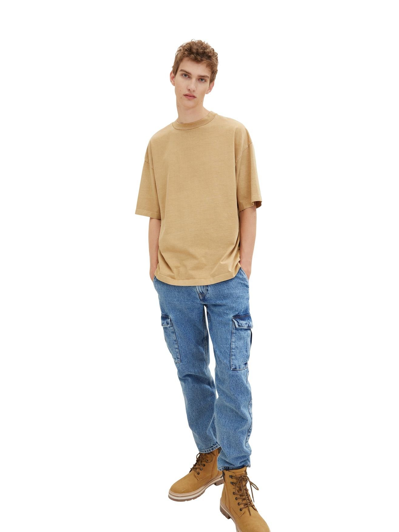 TOM TAILOR T-Shirt (1-tlg) oversized garmentdye t-shirt