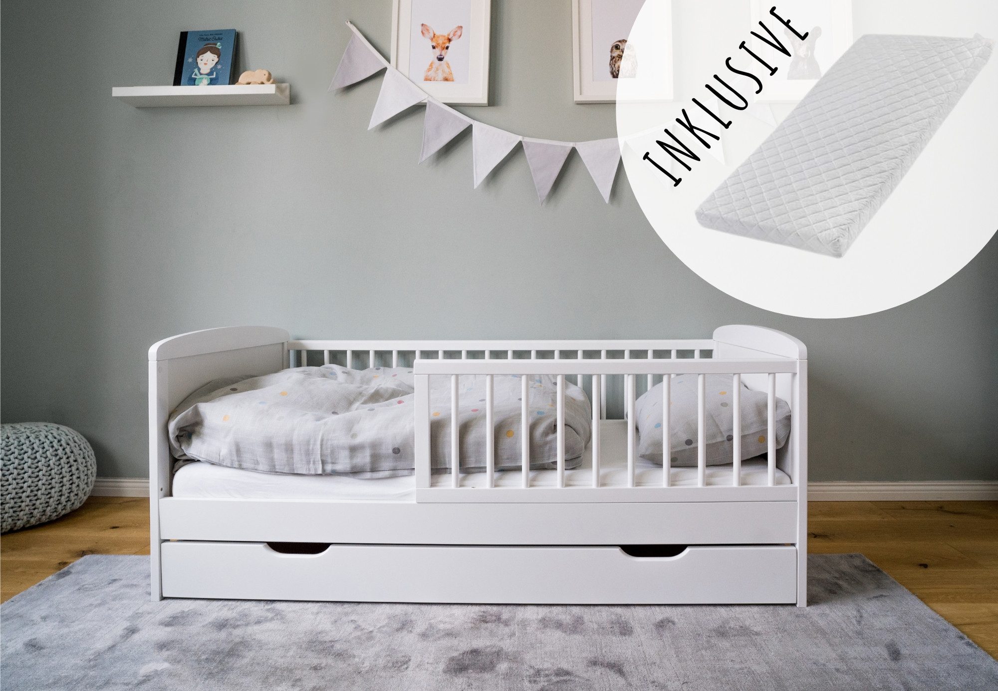 Kids Collective Kinderbett 70x140 cm mit günstig online kaufen